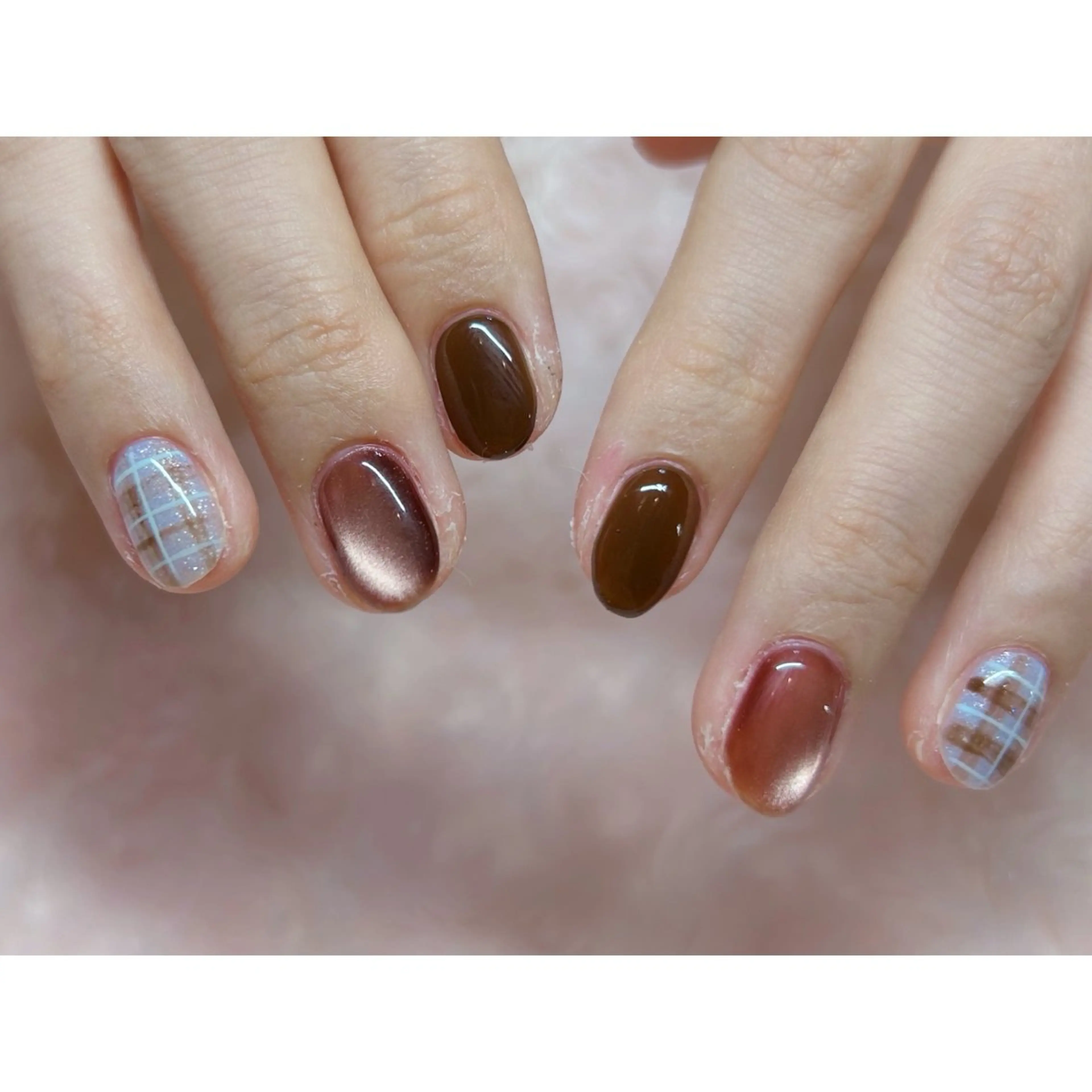 ネイル ハンドネイル 横浜駅東口 🐬🫧 ｵｰﾀのネイルデザイン