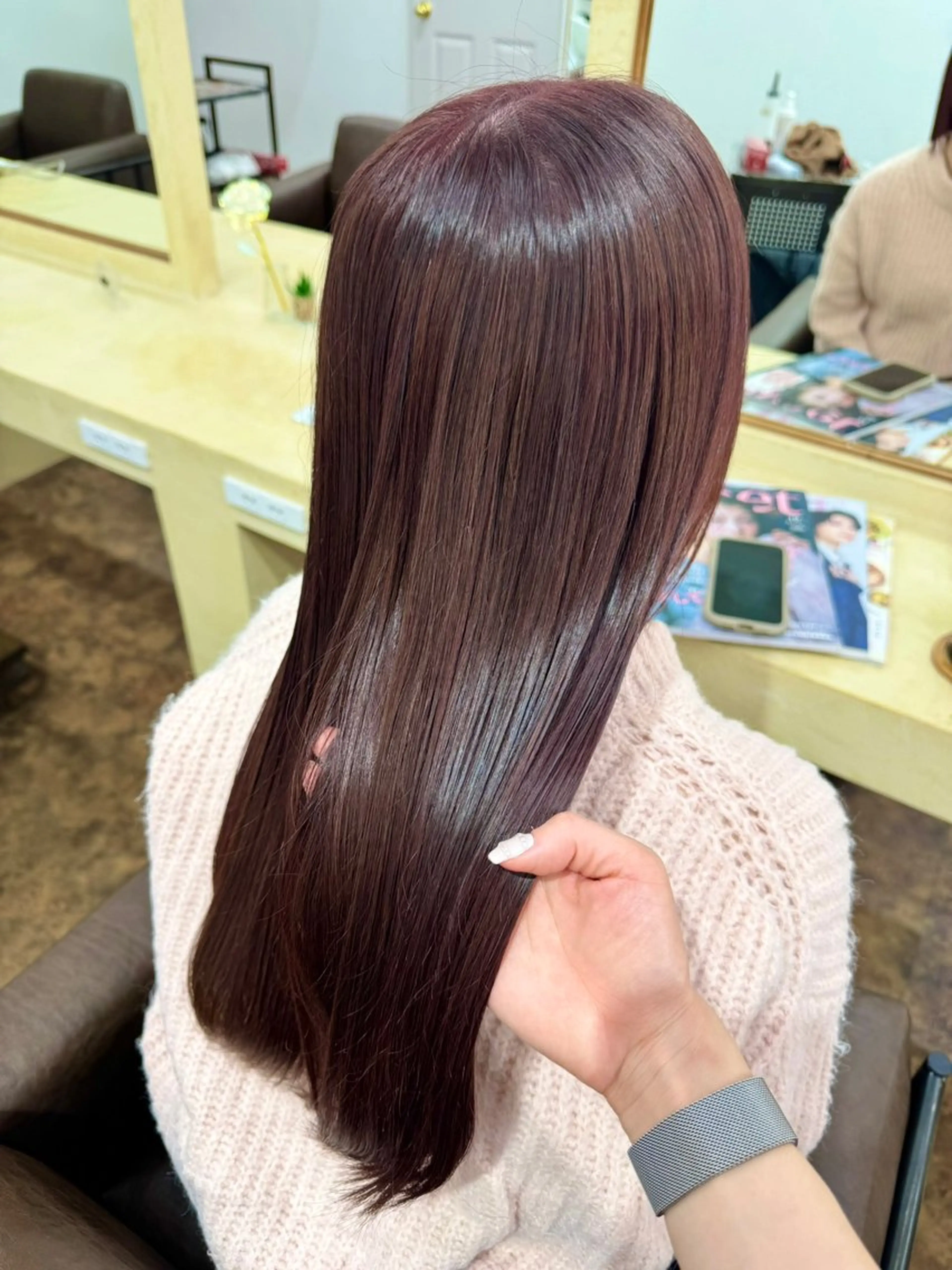 カット+髪質改善トリートメント+カラーの写真