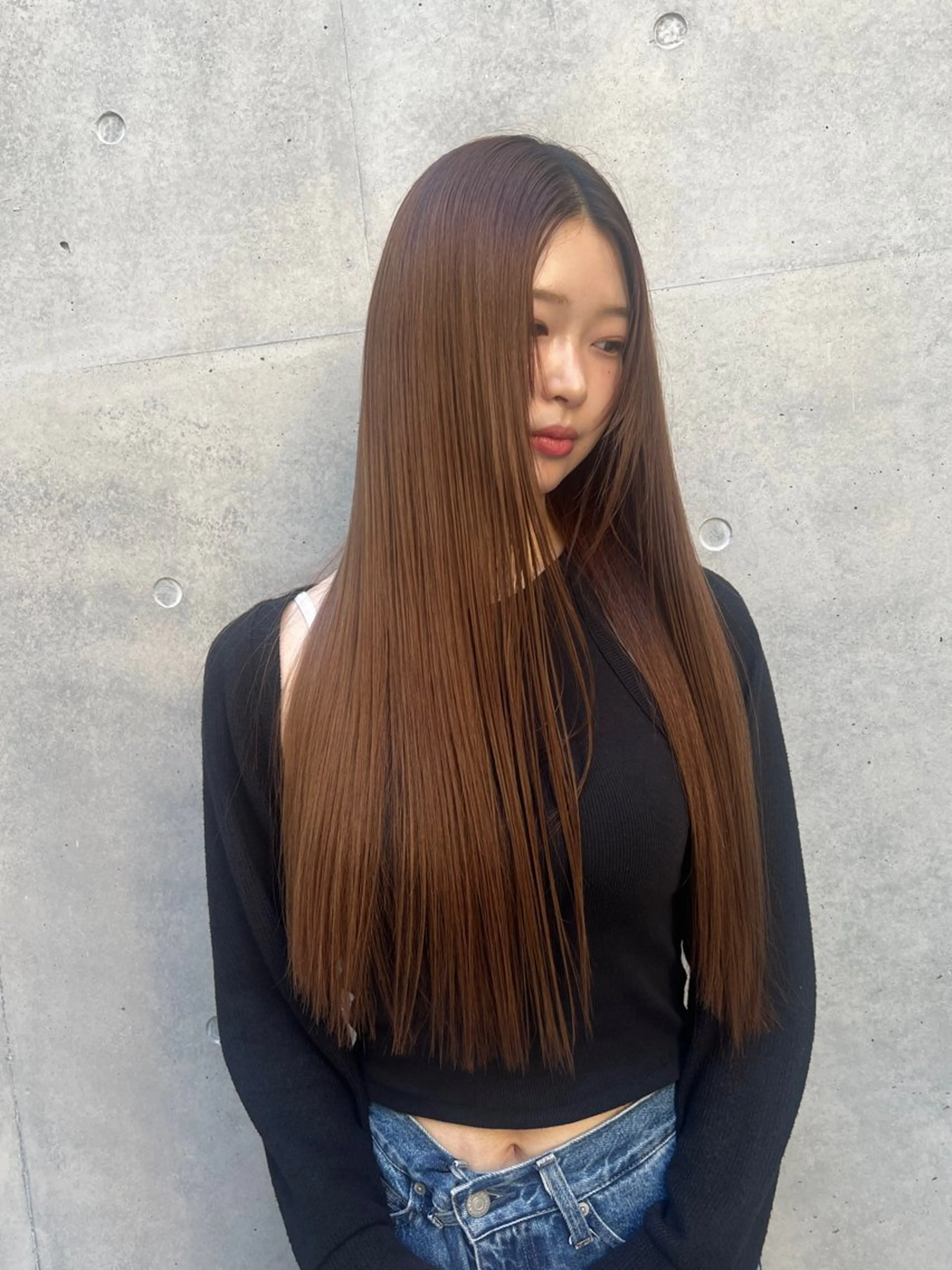 ロング カラー オシャレなスタイル つくりますのヘアスタイル