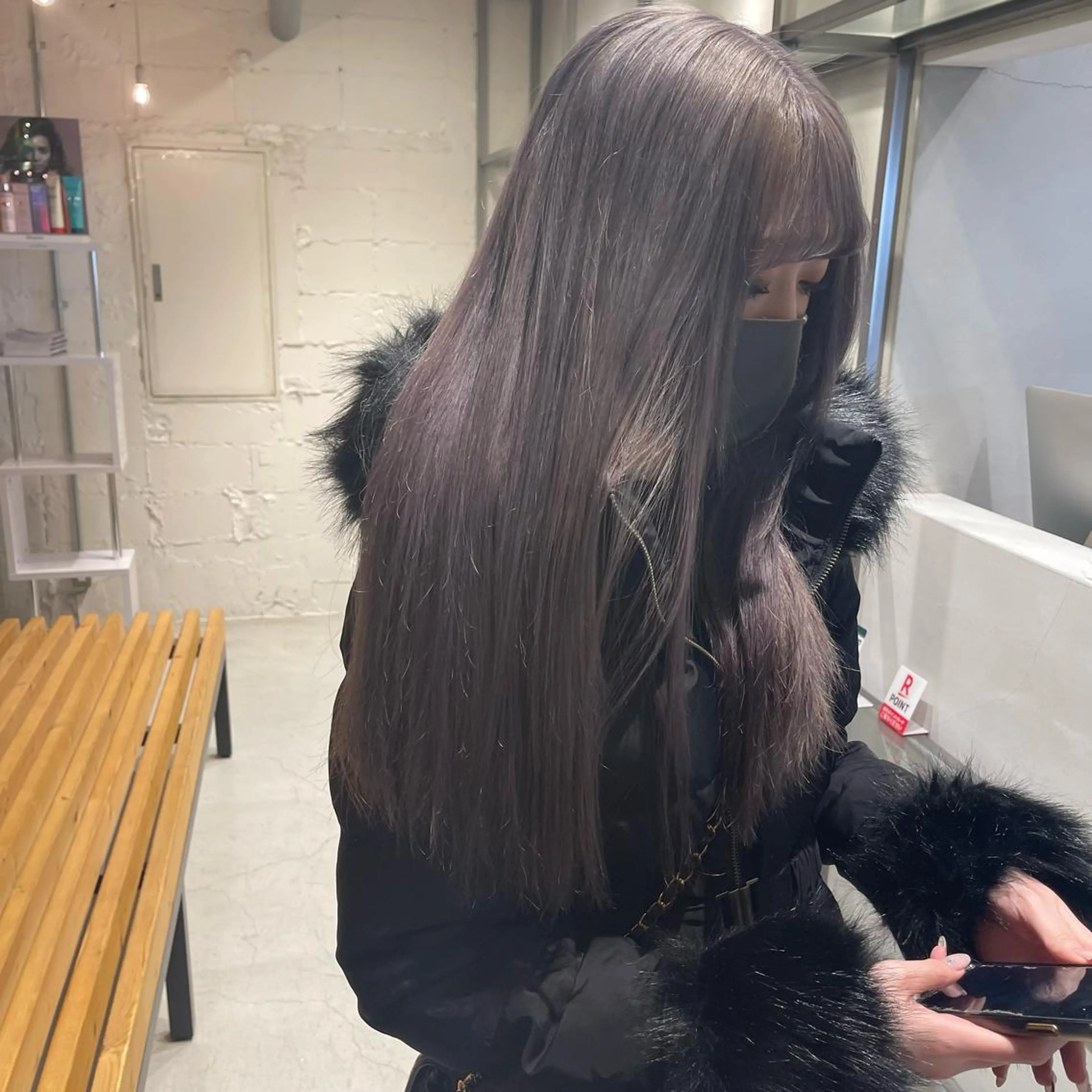 ロング カラー nameless miichiのヘアスタイル