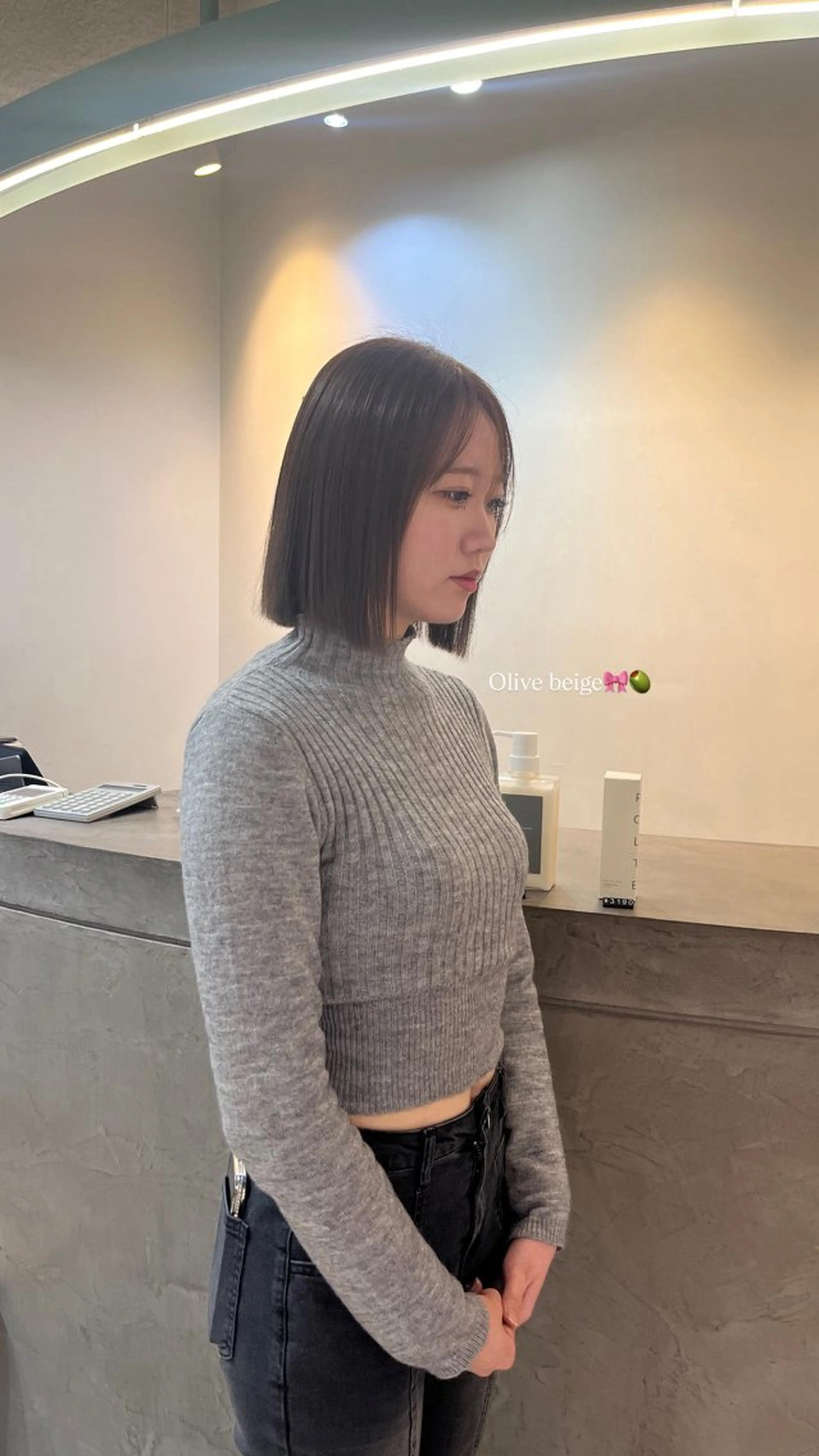 カラー morita yunaのヘアスタイル