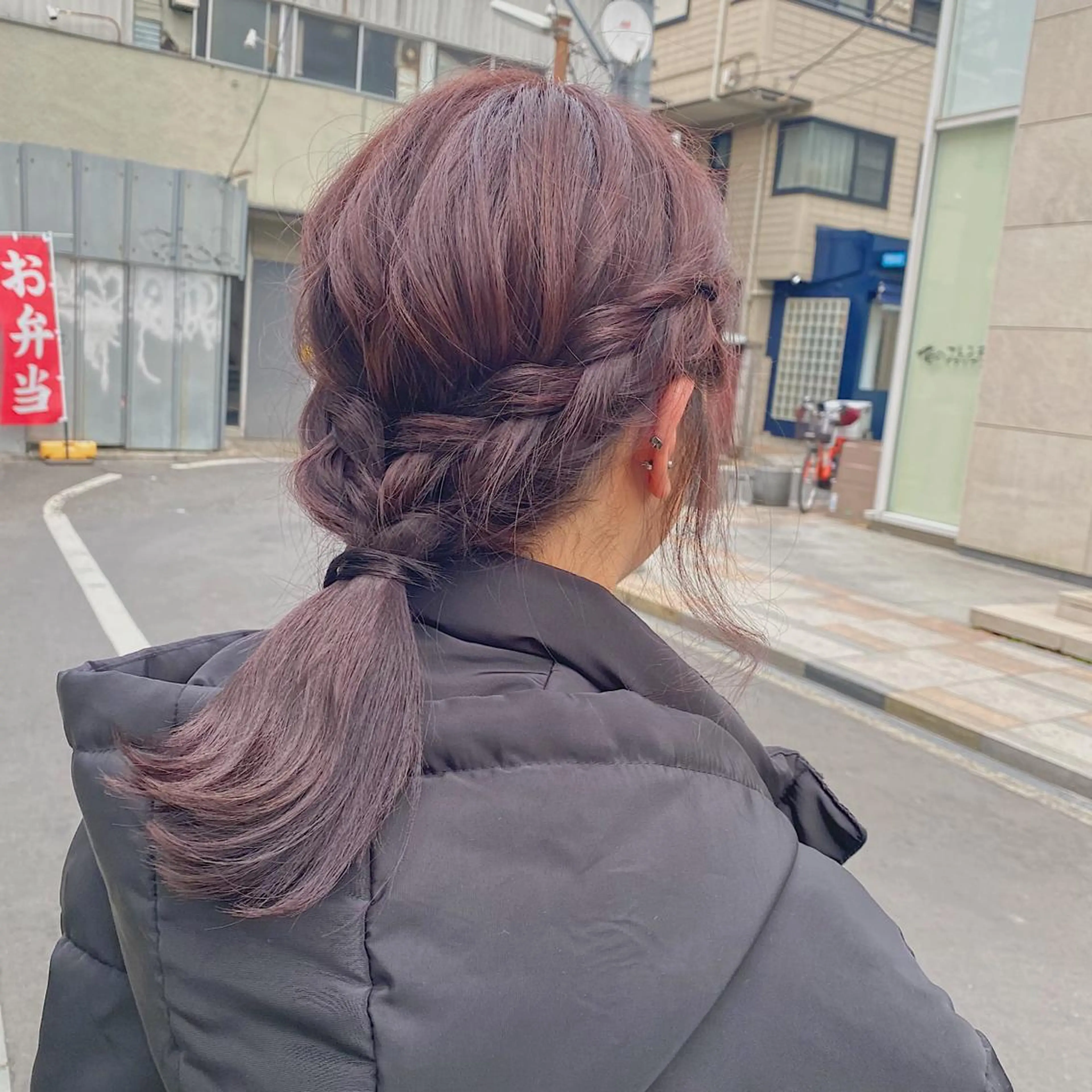 ミディアム カラー パーマ ヘアアレンジ メンズ 🍀髪質改善 ケアカラーrootsのヘアスタイル