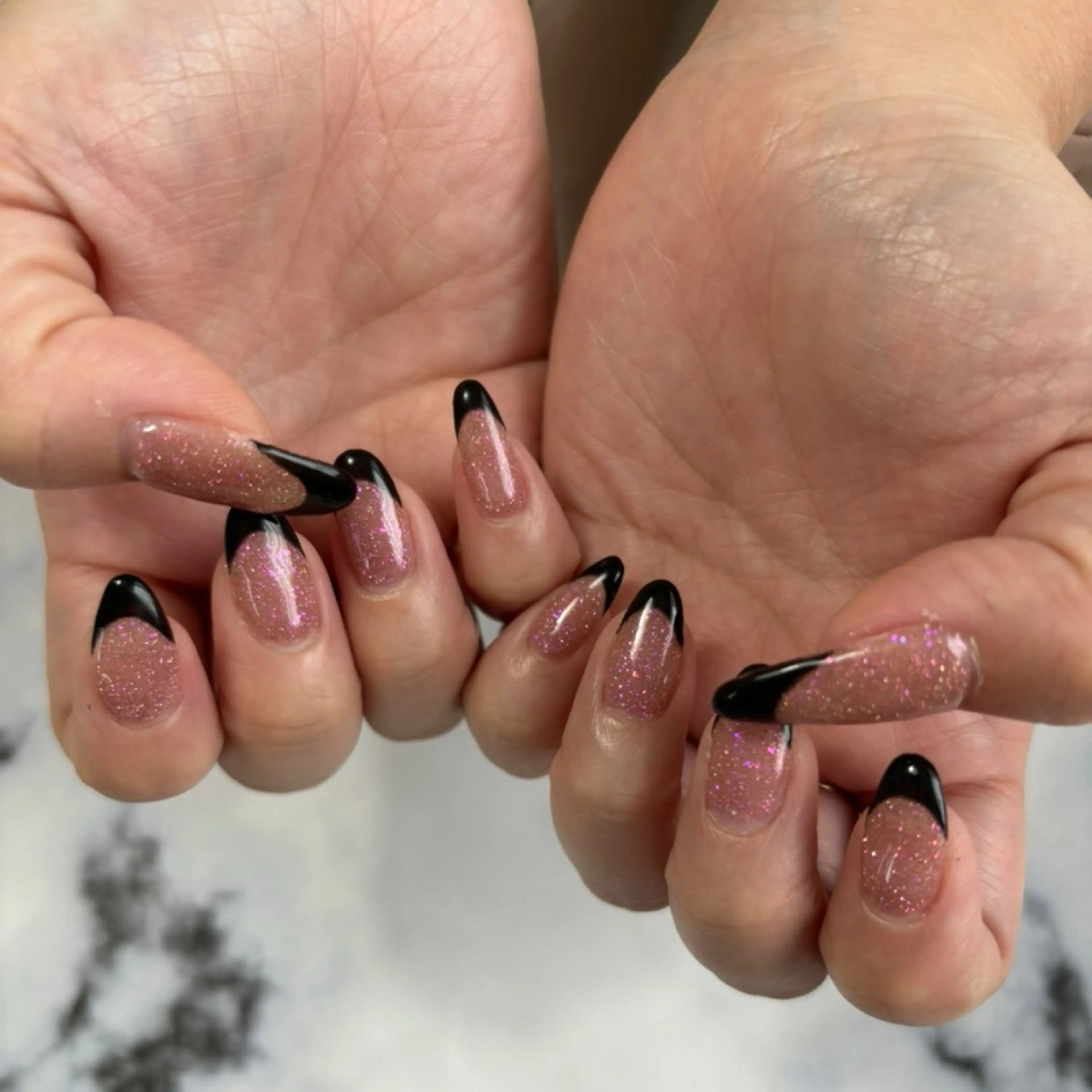 ネイル フラッシュネイル フレンチネイル ジェルネイル シンプルネイル 菊地 侑のネイルデザイン