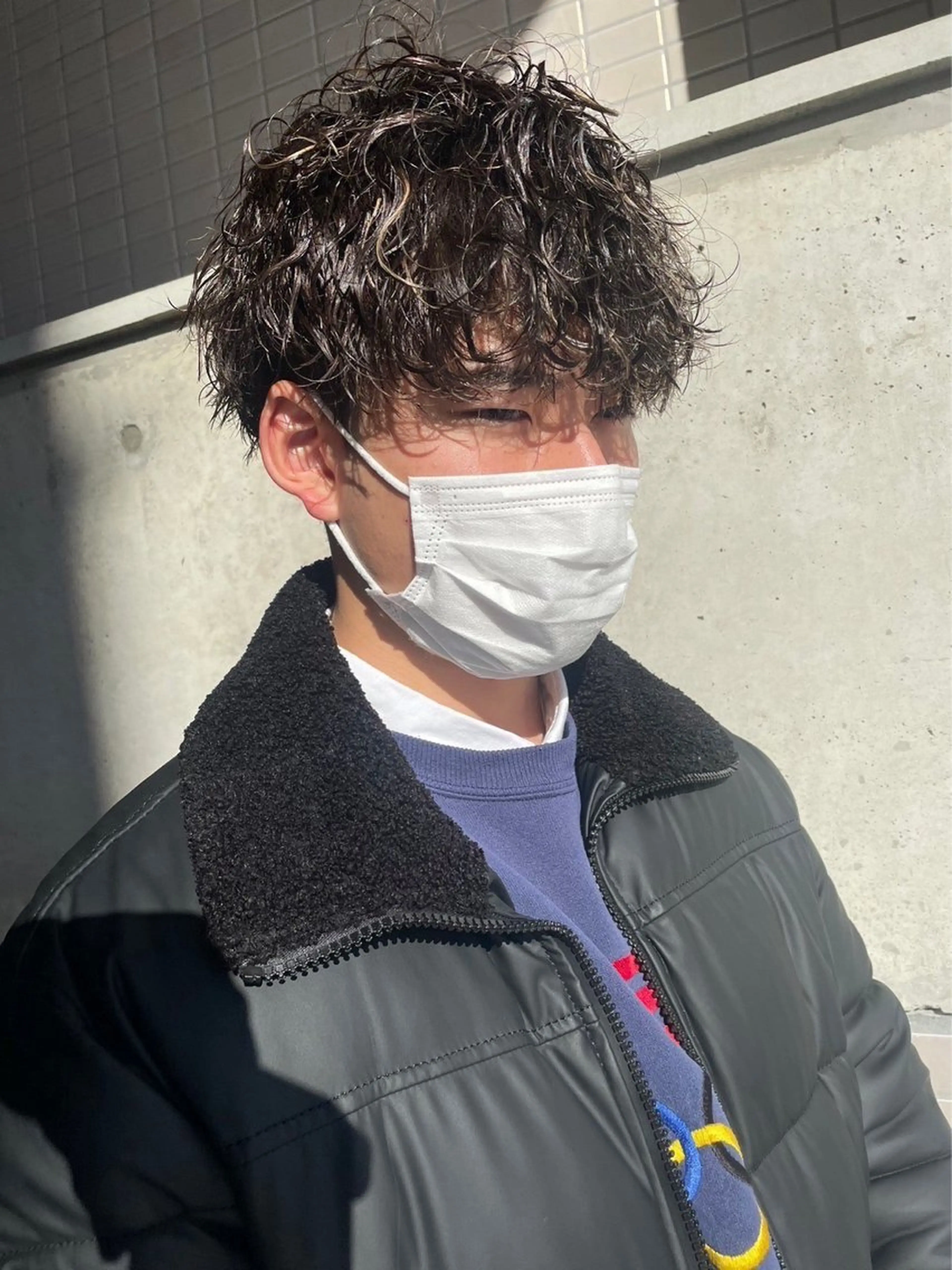 メンズ カット パーマ トリートメント 店長/藤原 季矢のヘアスタイル