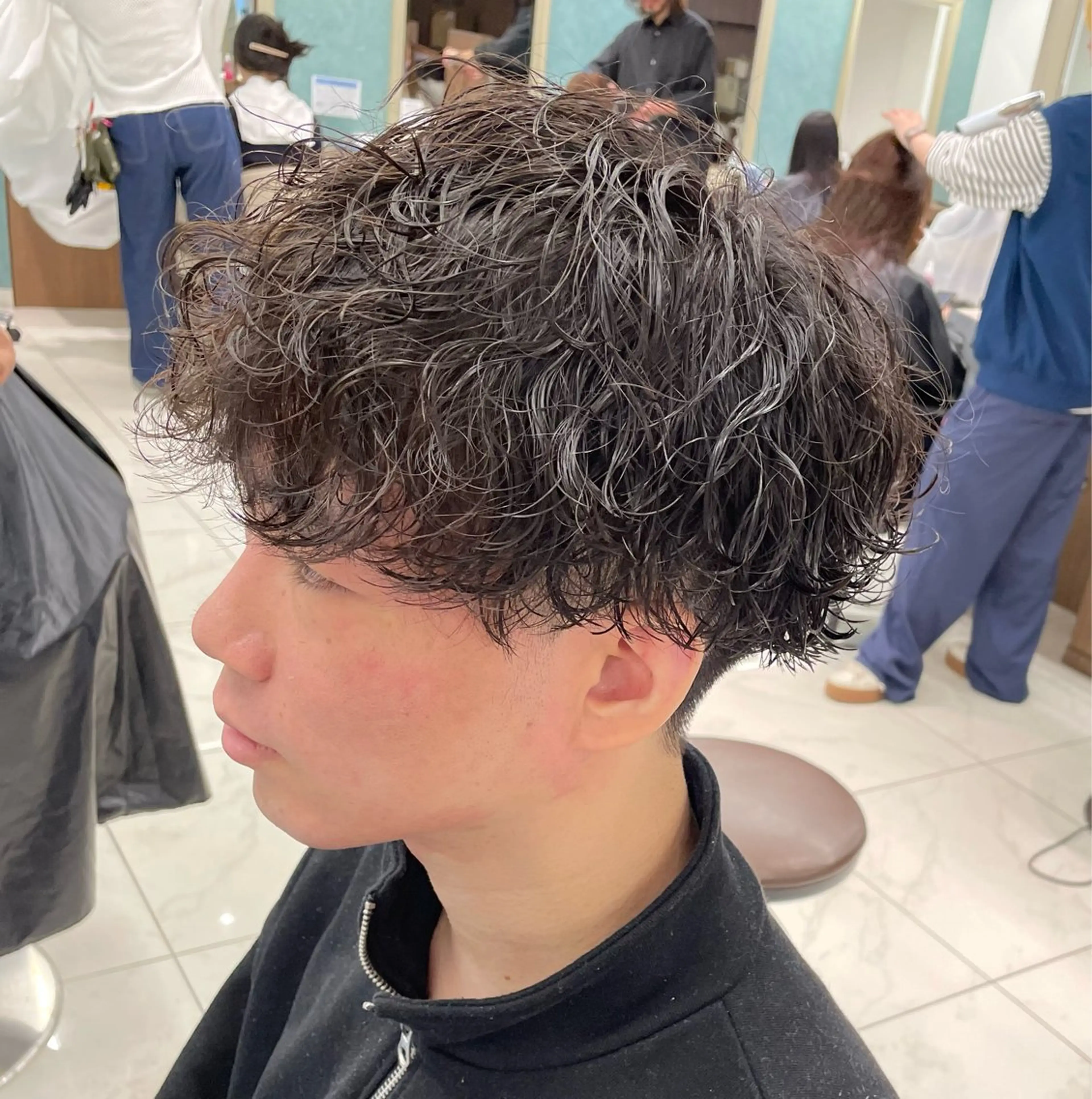 ショート パーマ メンズ 【メンズ特化】 池田大成✂︎のヘアスタイル