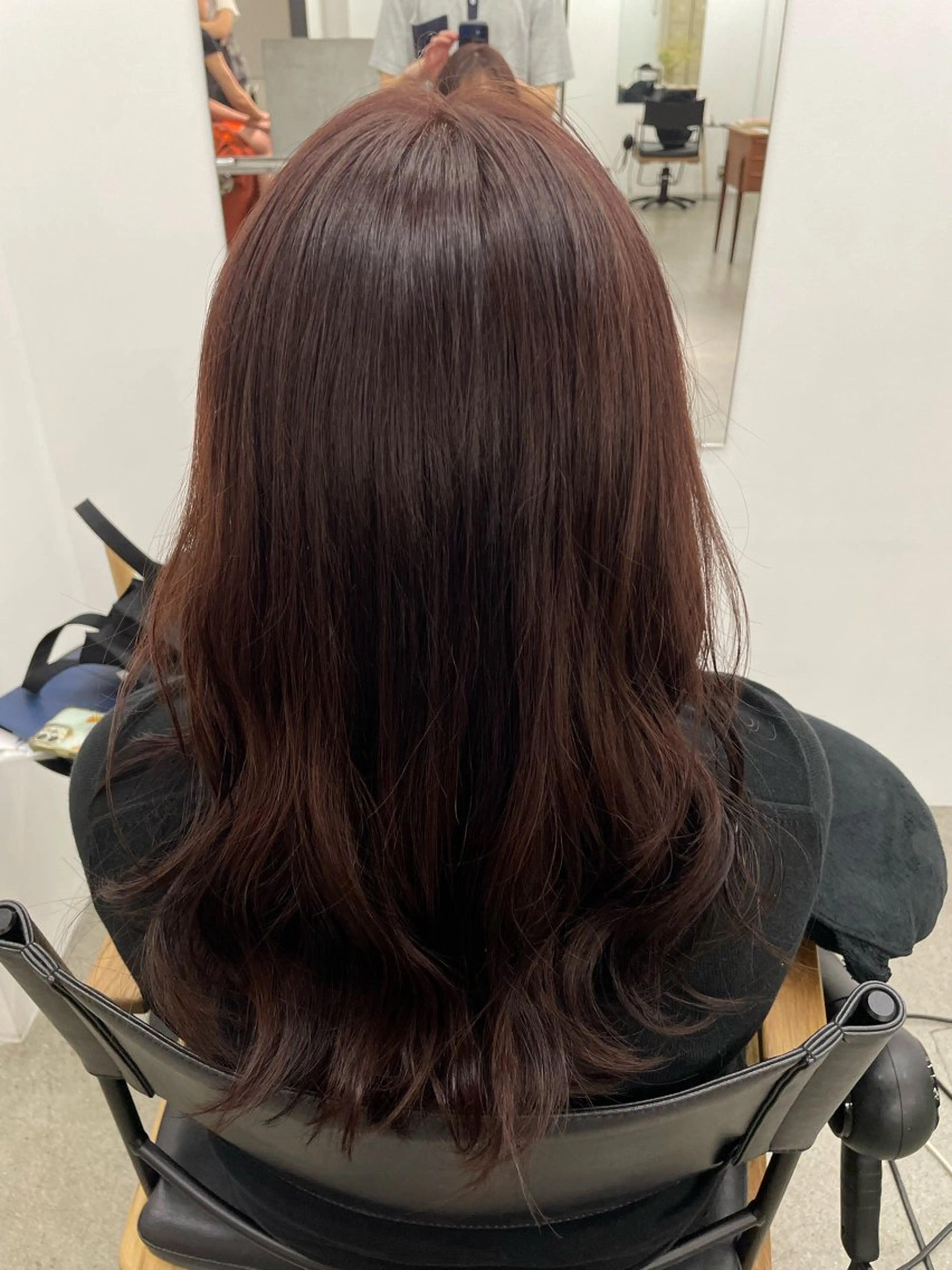 セミロング カラー 透明感カラー 【お洒落パーマ】 Elme　肥塚康汰郎のヘアスタイル