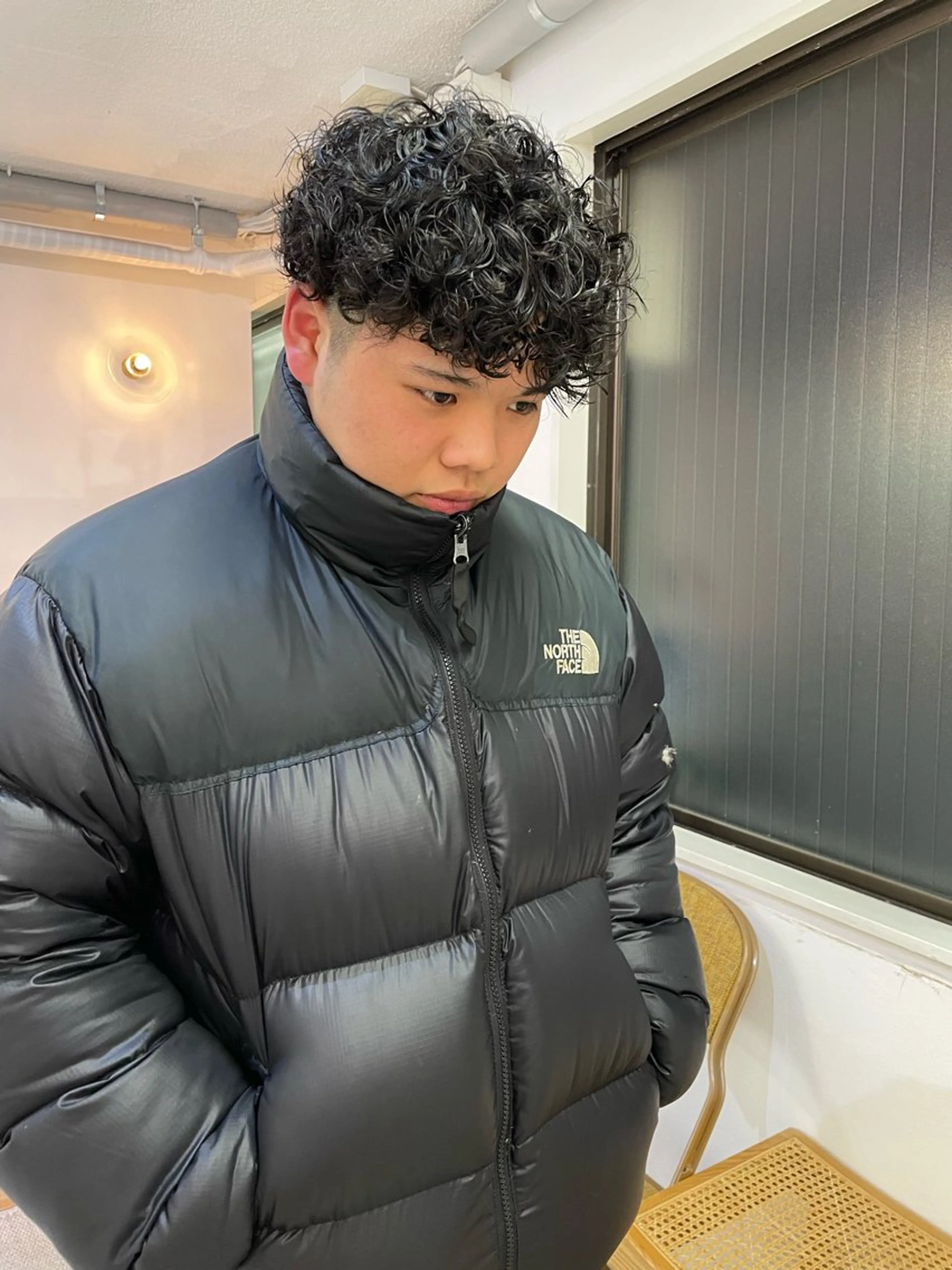 パーマ メンズ メンズパーマ カット sakura🌸 レイヤー/韓国ヘアのヘアスタイル