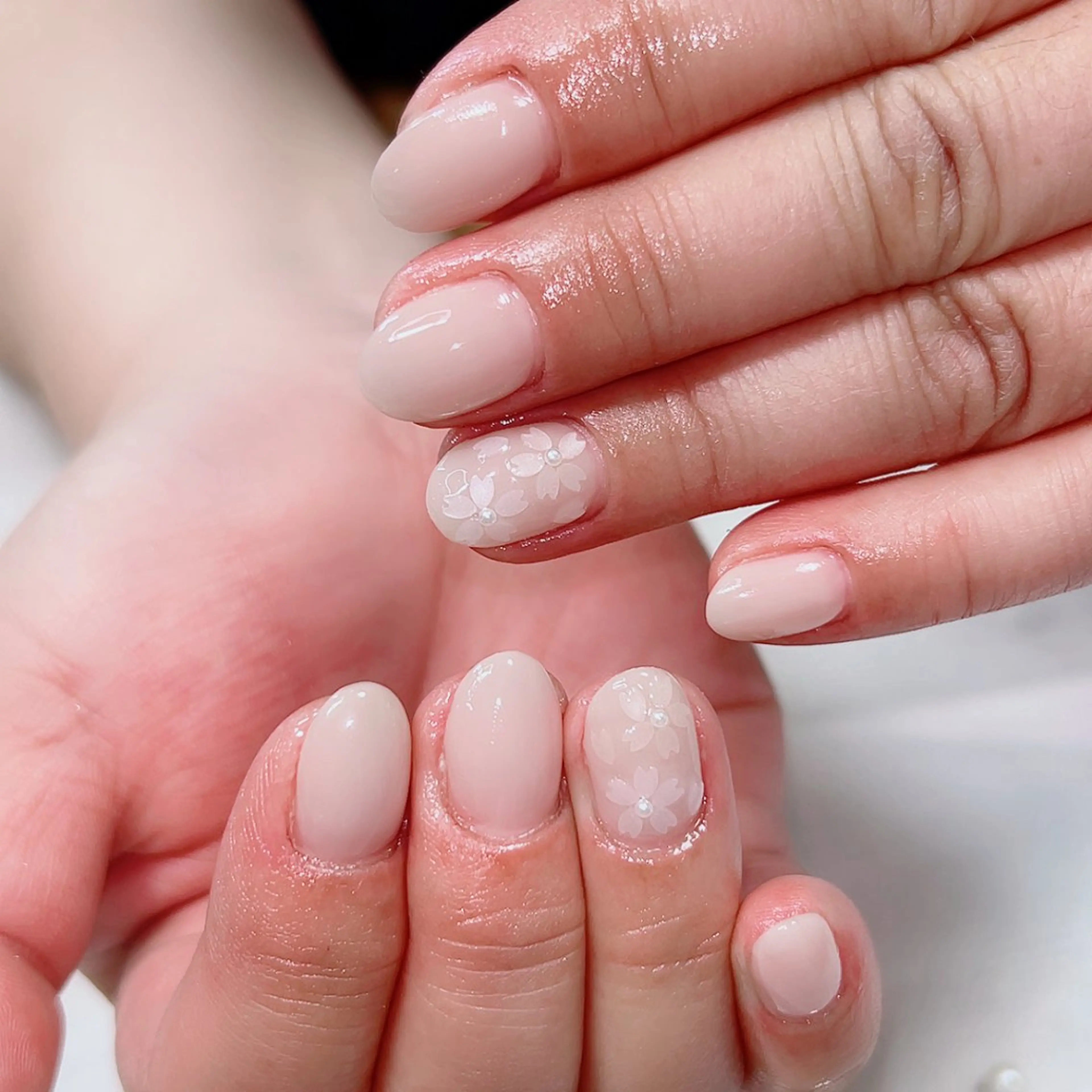 ネイル オフィスネイル 春ネイル ハンドネイル Cute Tips nailのネイルデザイン
