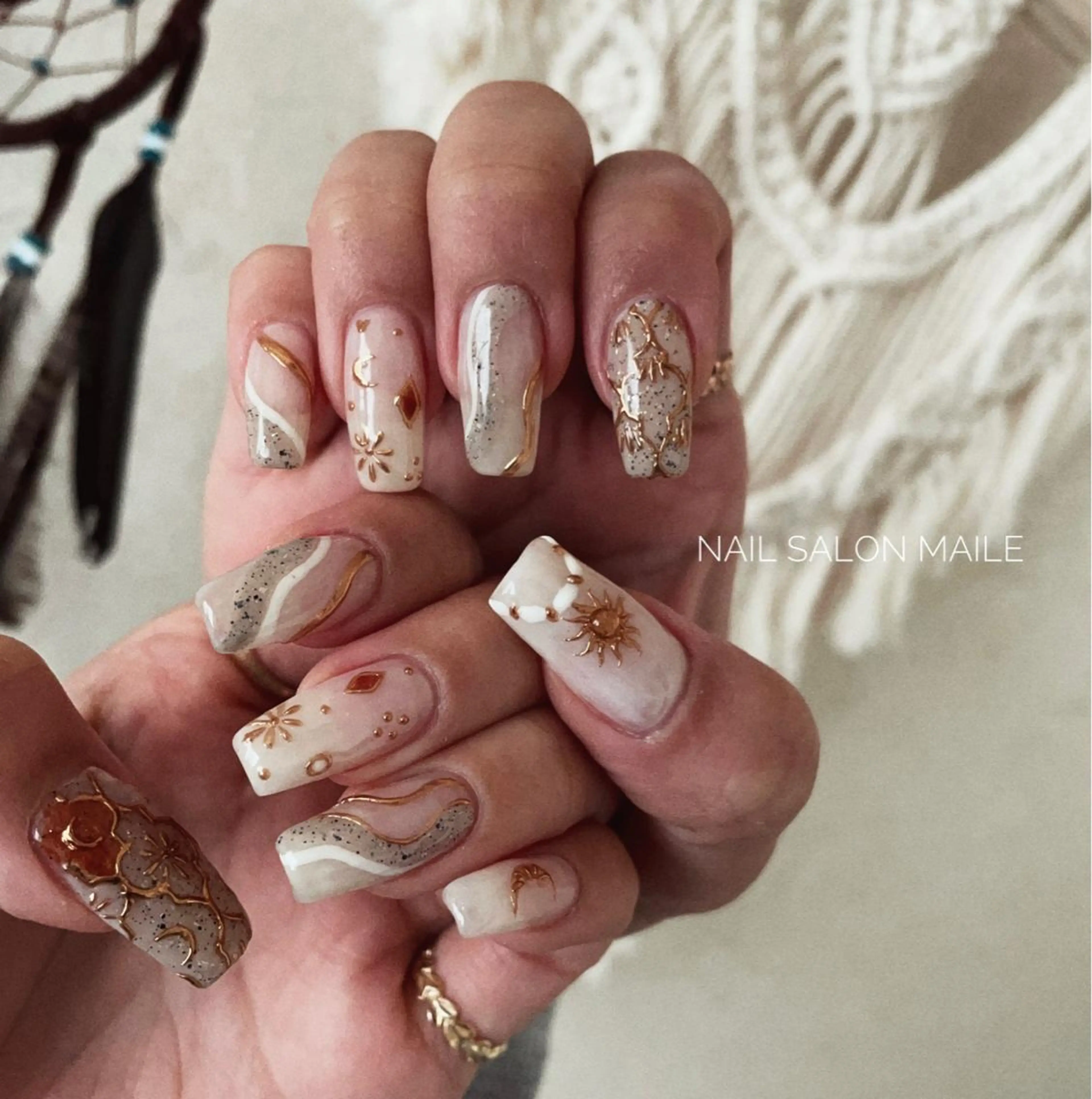 ネイル アートネイル nailsalonmaile所属・nail salon maile☽のネイルデザイン