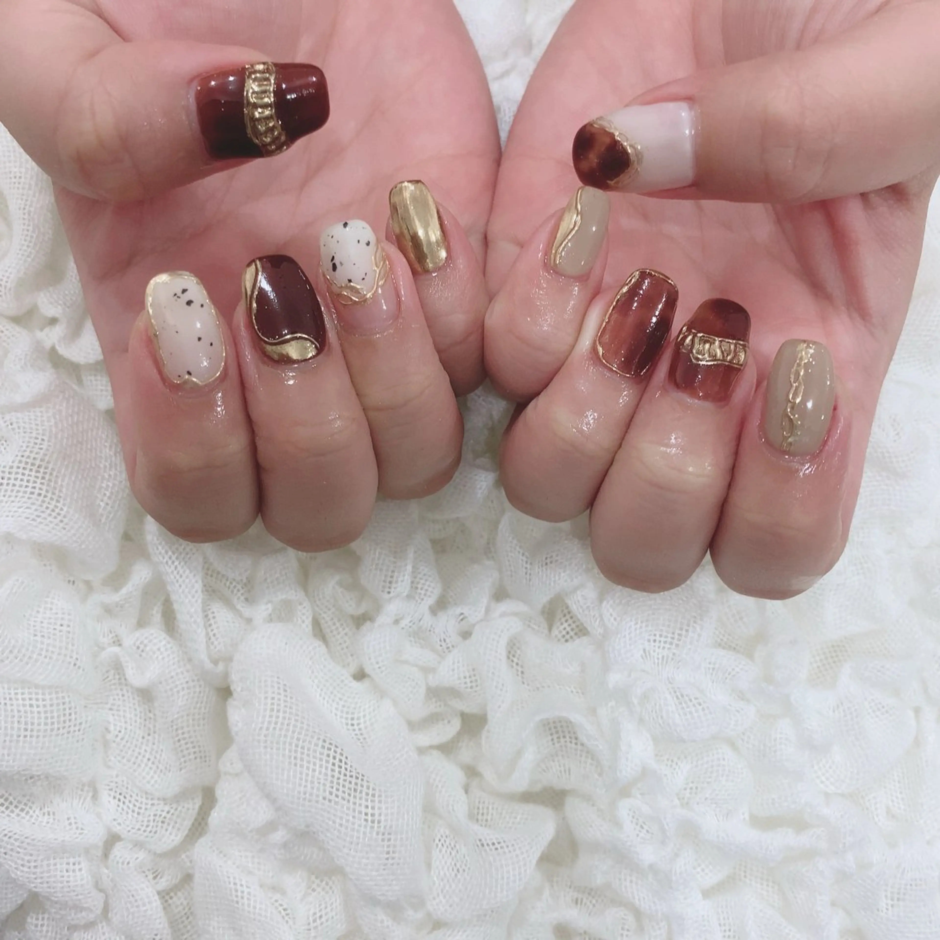ネイル ミラーネイル ハンドネイル SOL NAILのネイルデザイン