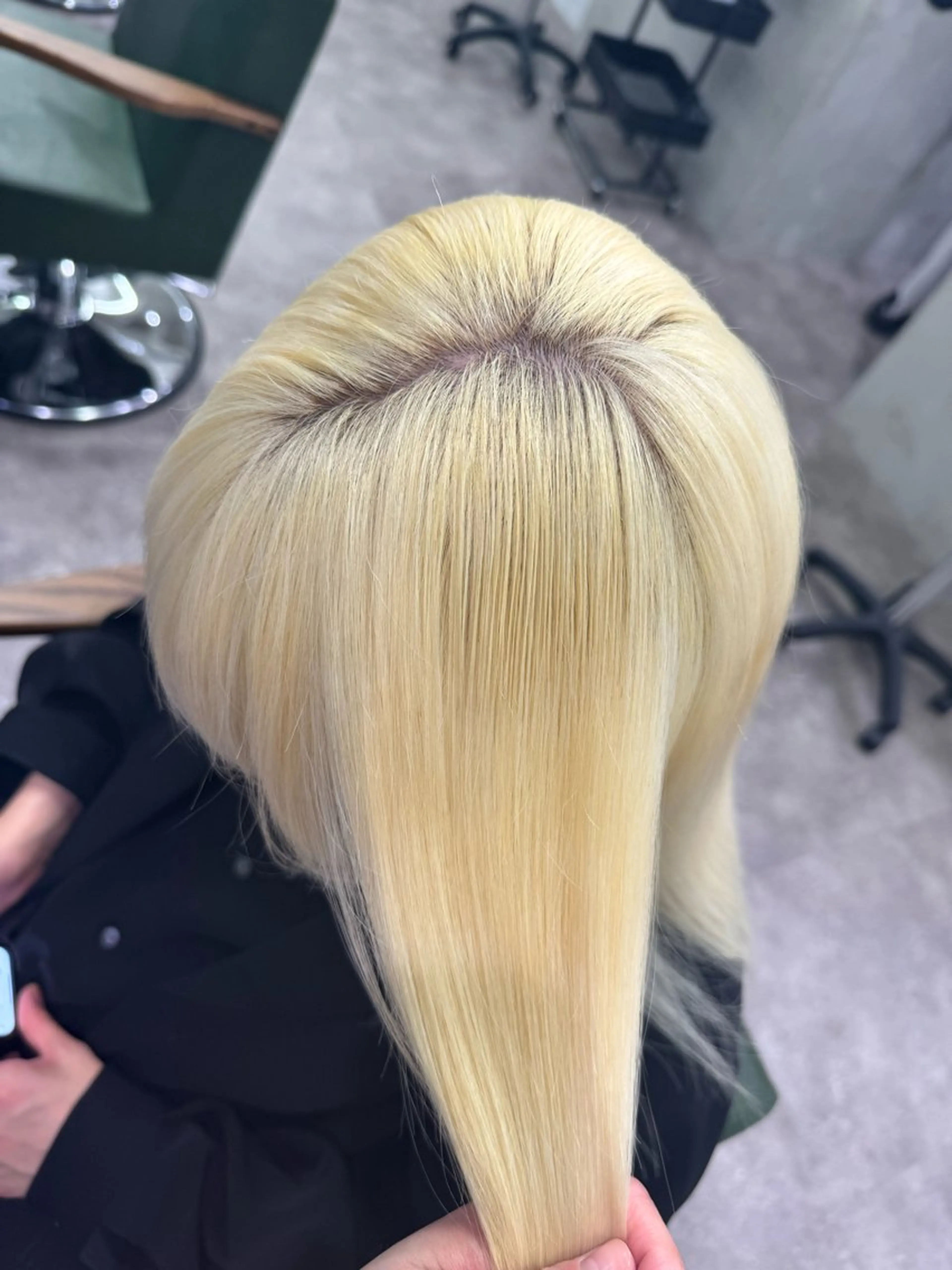 ロング カラー メンズ ハイトーン/ピンク カラー/めい🎀のヘアスタイル