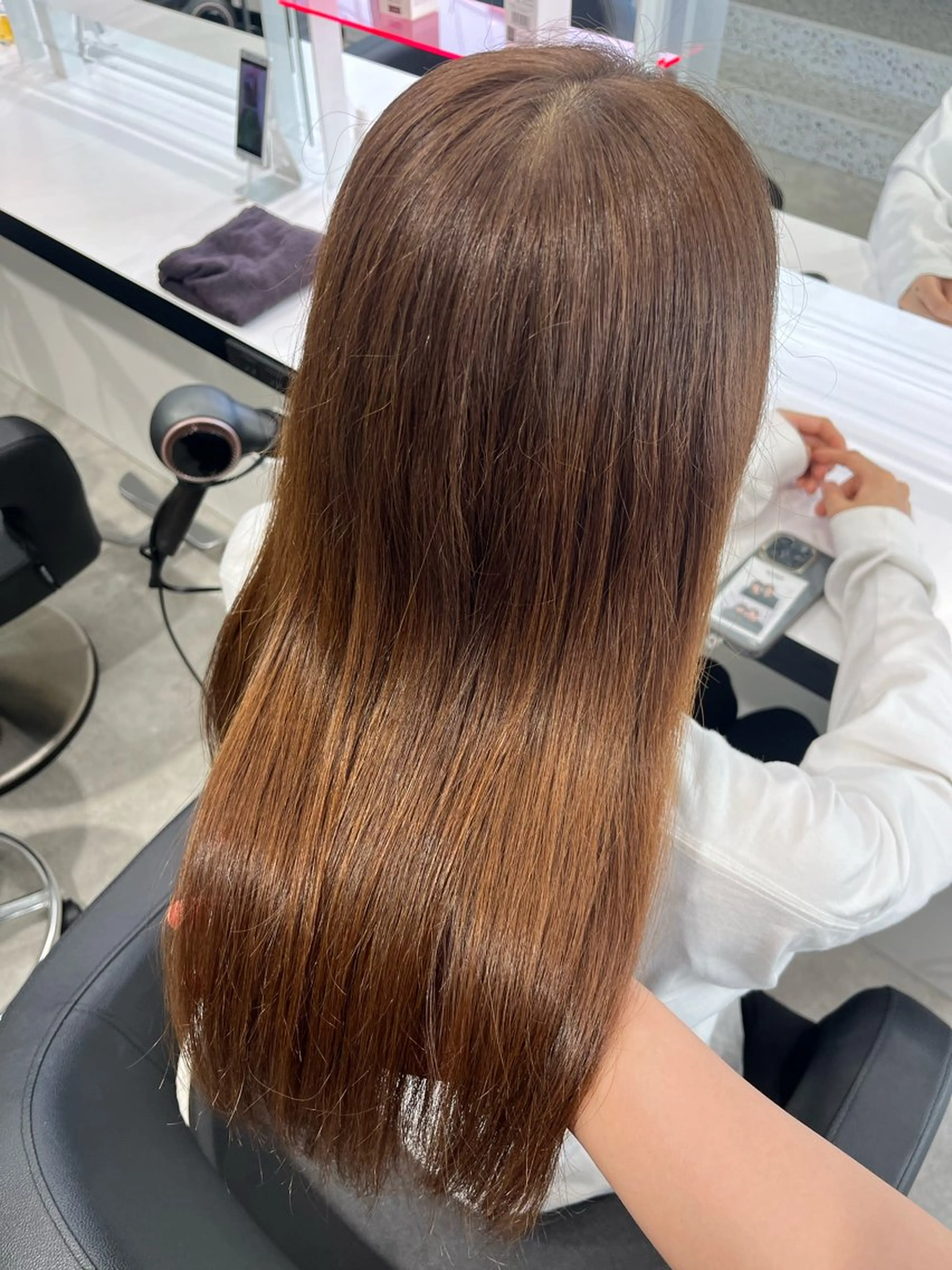 ロング カラー みう/仙台/暖色/ 艶髪/顔周りカット/のヘアスタイル