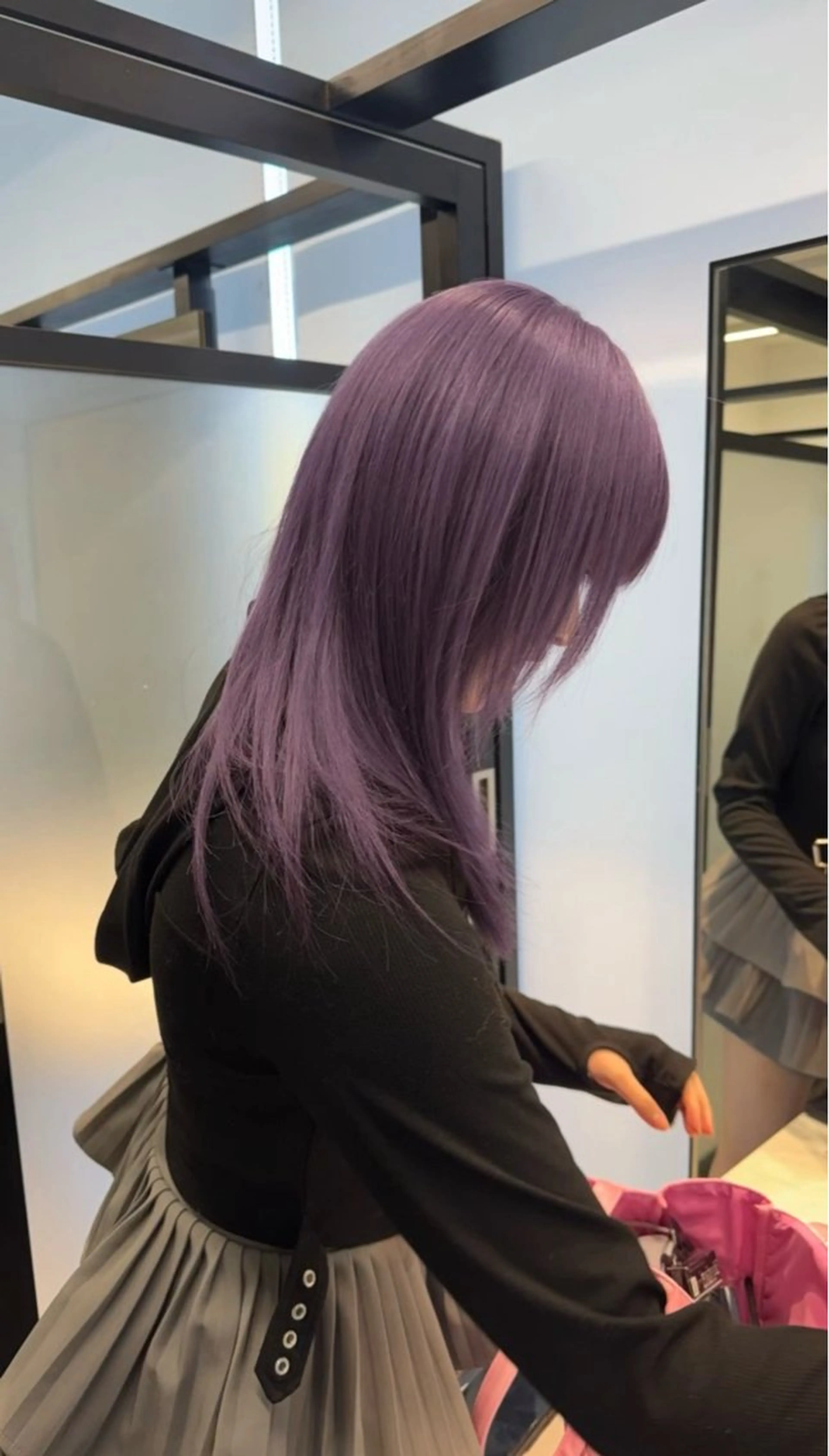 セミロング ヘアカラー トリートメント SALOWIN 原宿 IL Salice ３F所属・Kaho【mens/ ブリーチ/パーマ】のヘアスタイル