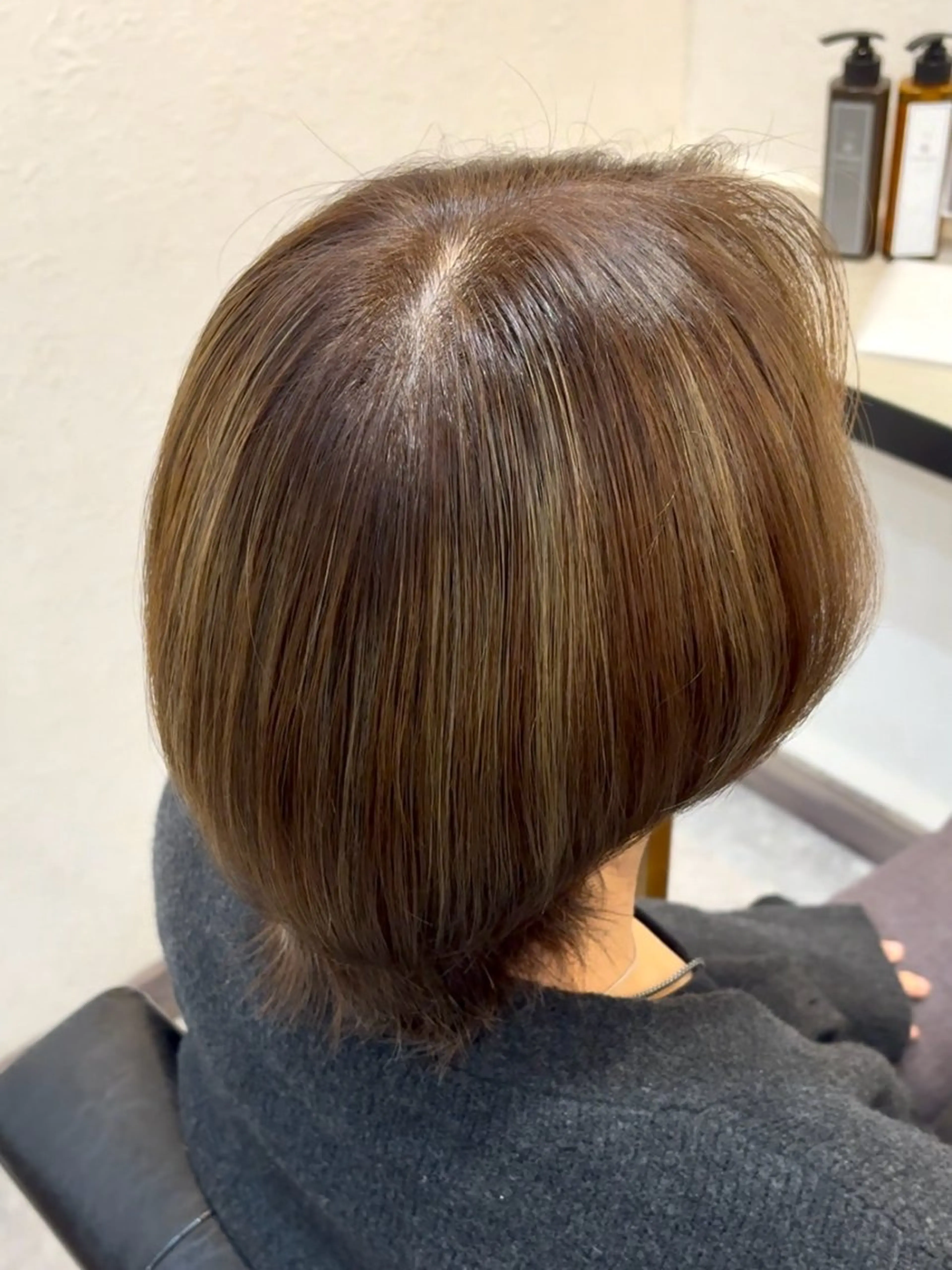 カラー メンズ メンズハイライト ブラウンカラー ハイライトカラー 🪄くすみカラー❇️ 名塚比奈乃🪄のヘアスタイル