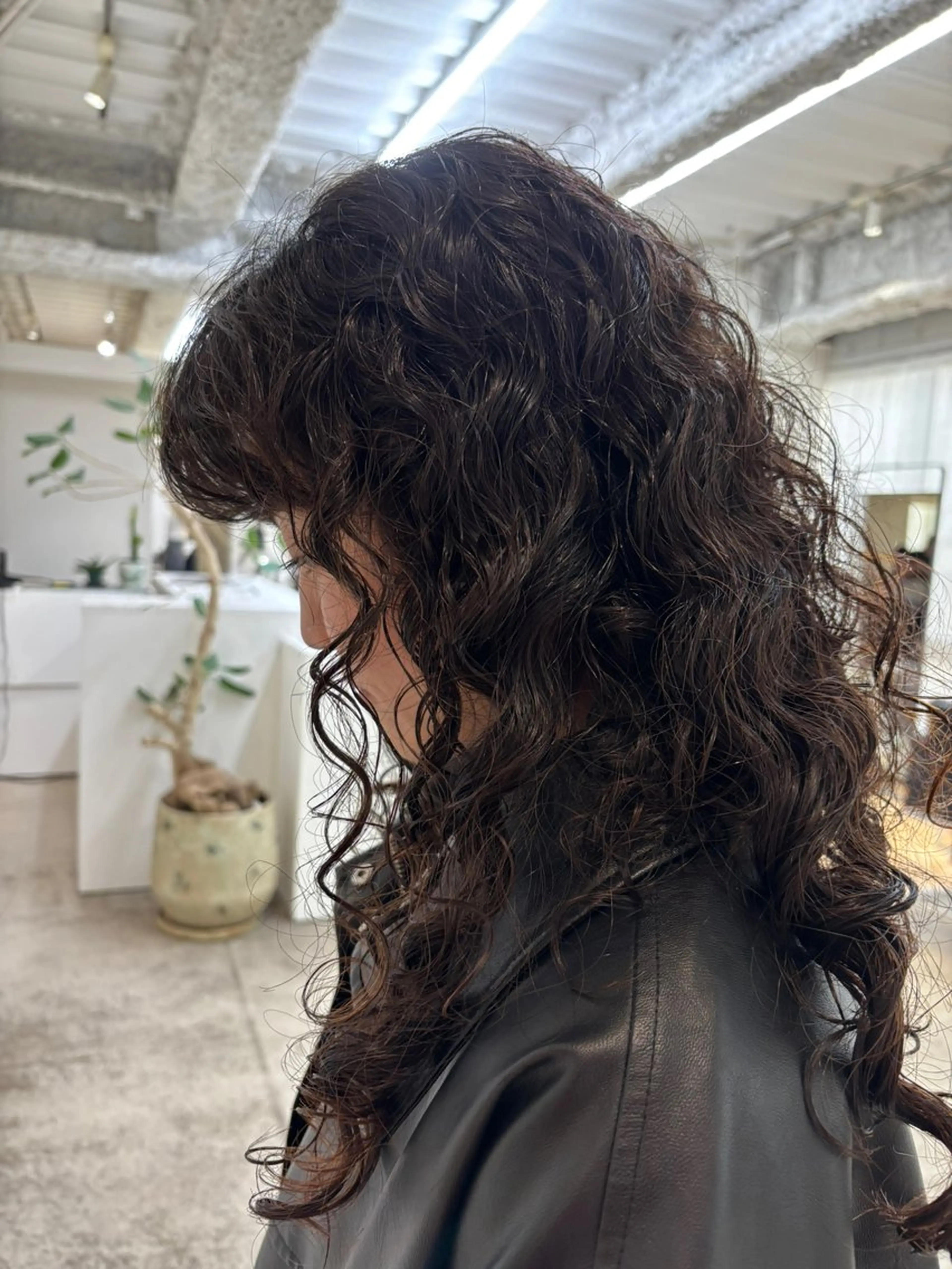 ロング パーマ カット パーマ トリートメント ANY/須田 麻人/ハードパーマのヘアスタイル