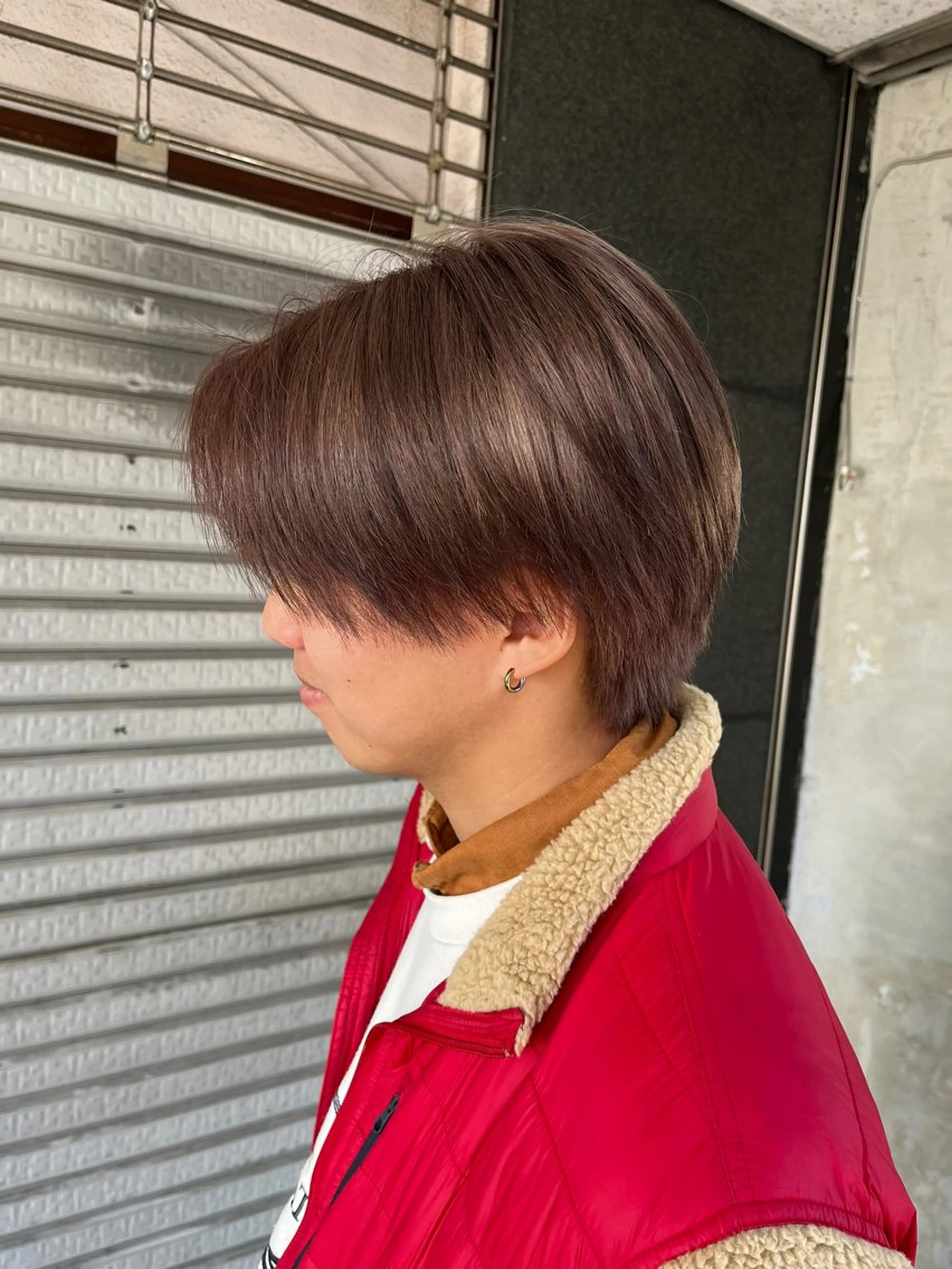 メンズ カット ヘアカラー トリートメント アキト/ メンズ/透明感暗髪のヘアスタイル