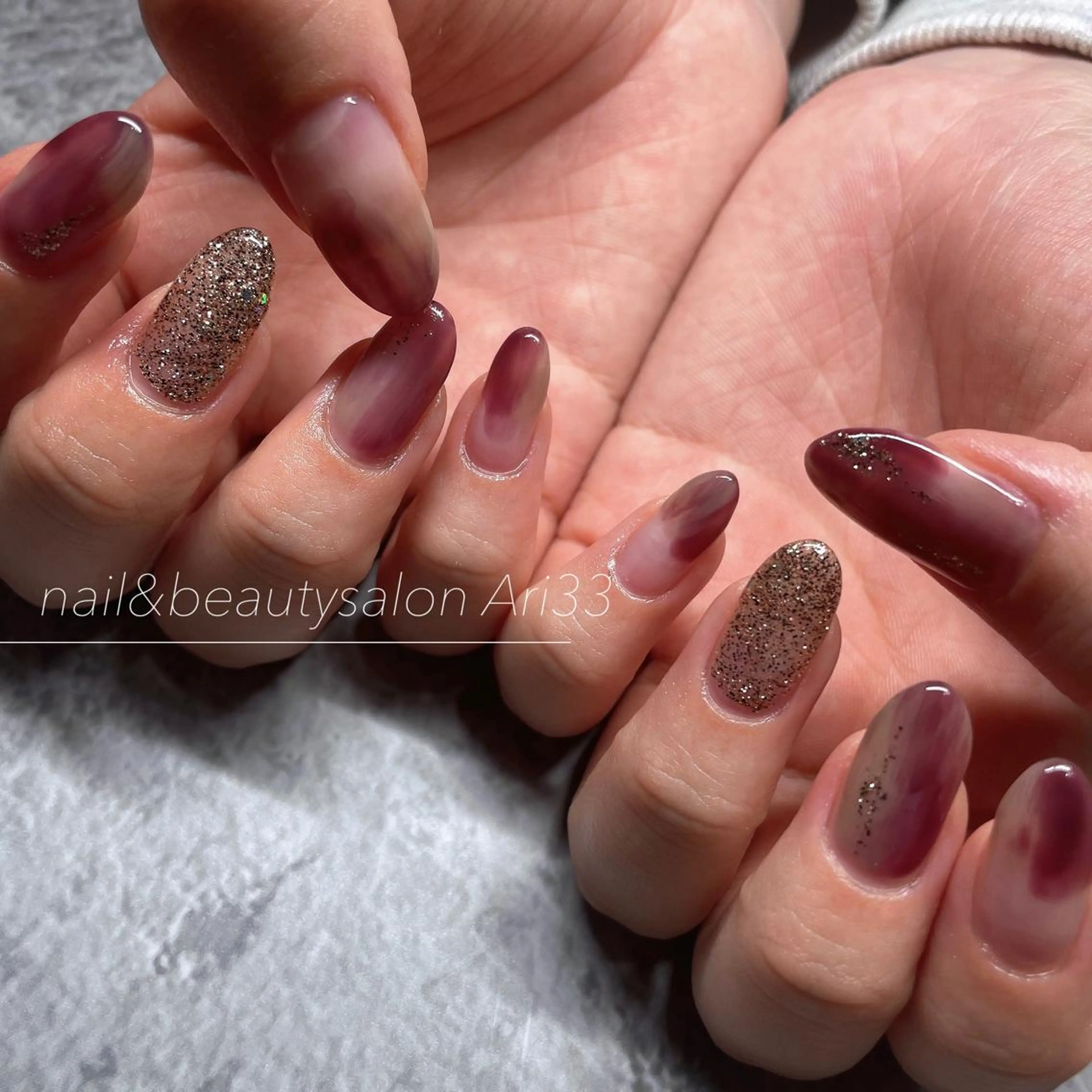 ネイル ハンドネイル プライベートサロン Ari33nailのネイルデザイン