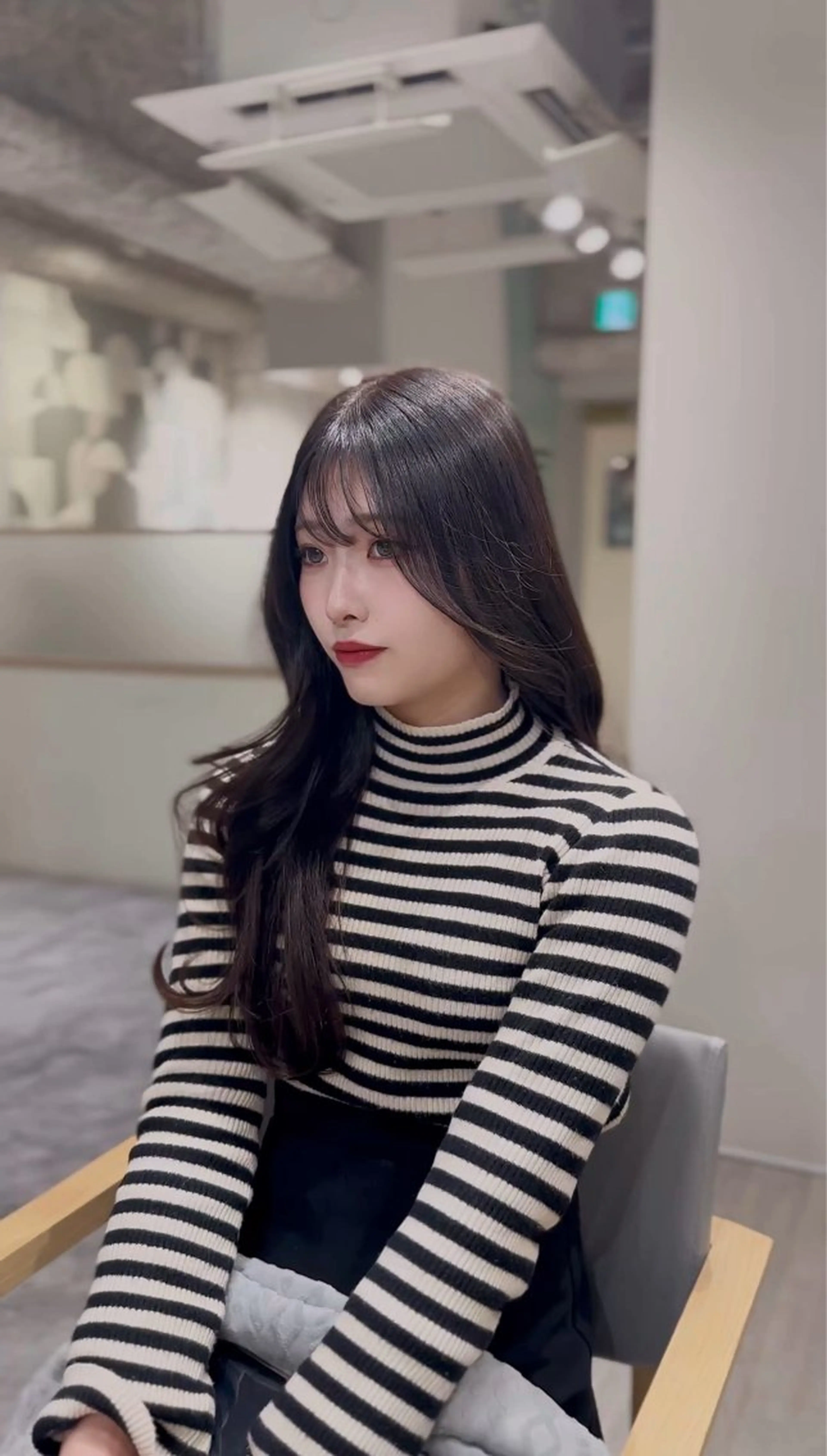 ロング チョコレートブラウン 髪質改善 髪質改善/美髪師/ 田邊翔伍のヘアスタイル