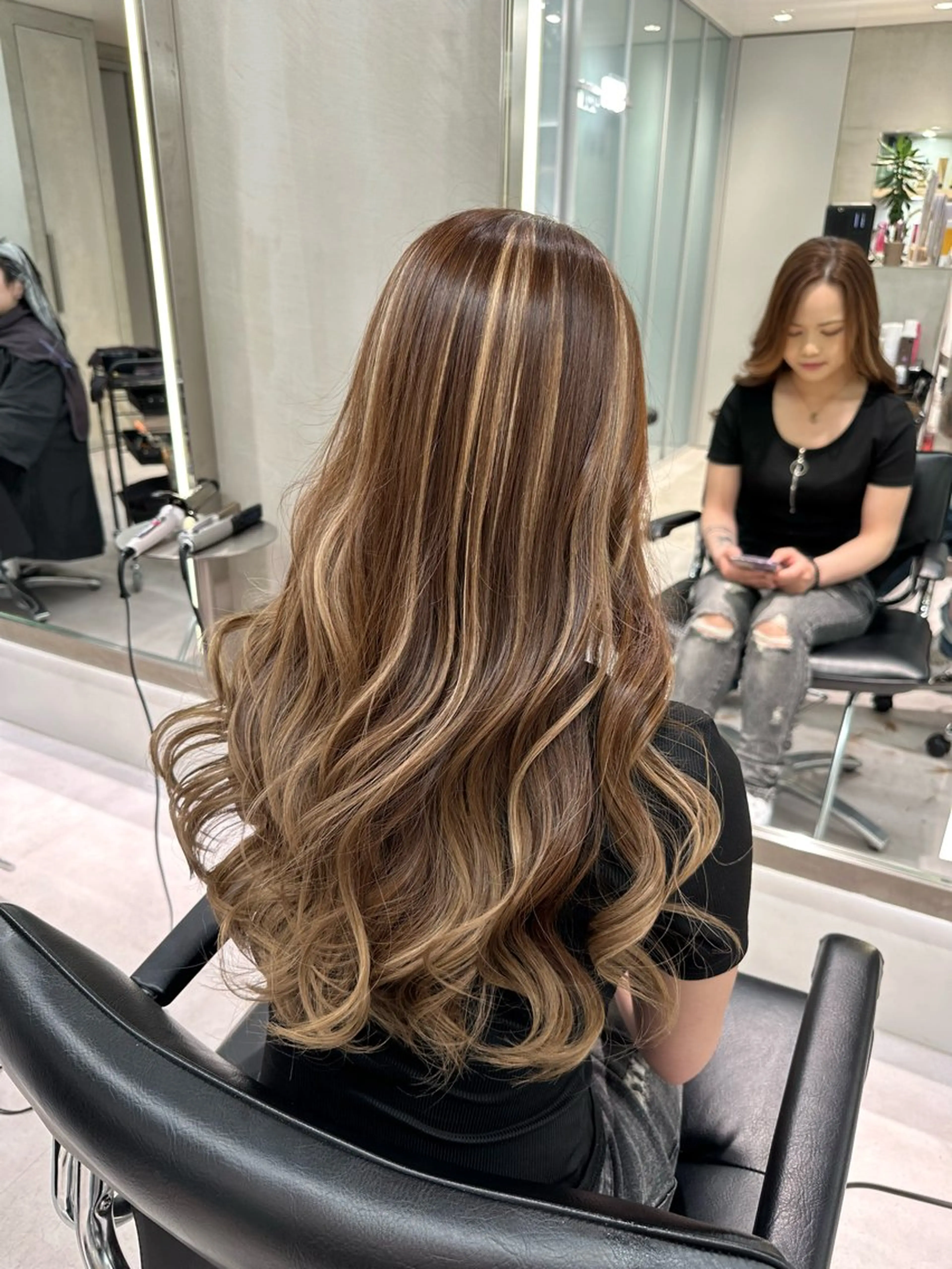 ミディアム カラー パーマ ヘアアレンジ メンズ キッズ シールエクステ メンズブリーチ メンズハイライト メンズインナーカラー メンズ韓国風 🌟代表 Yuito🌟のヘアスタイル