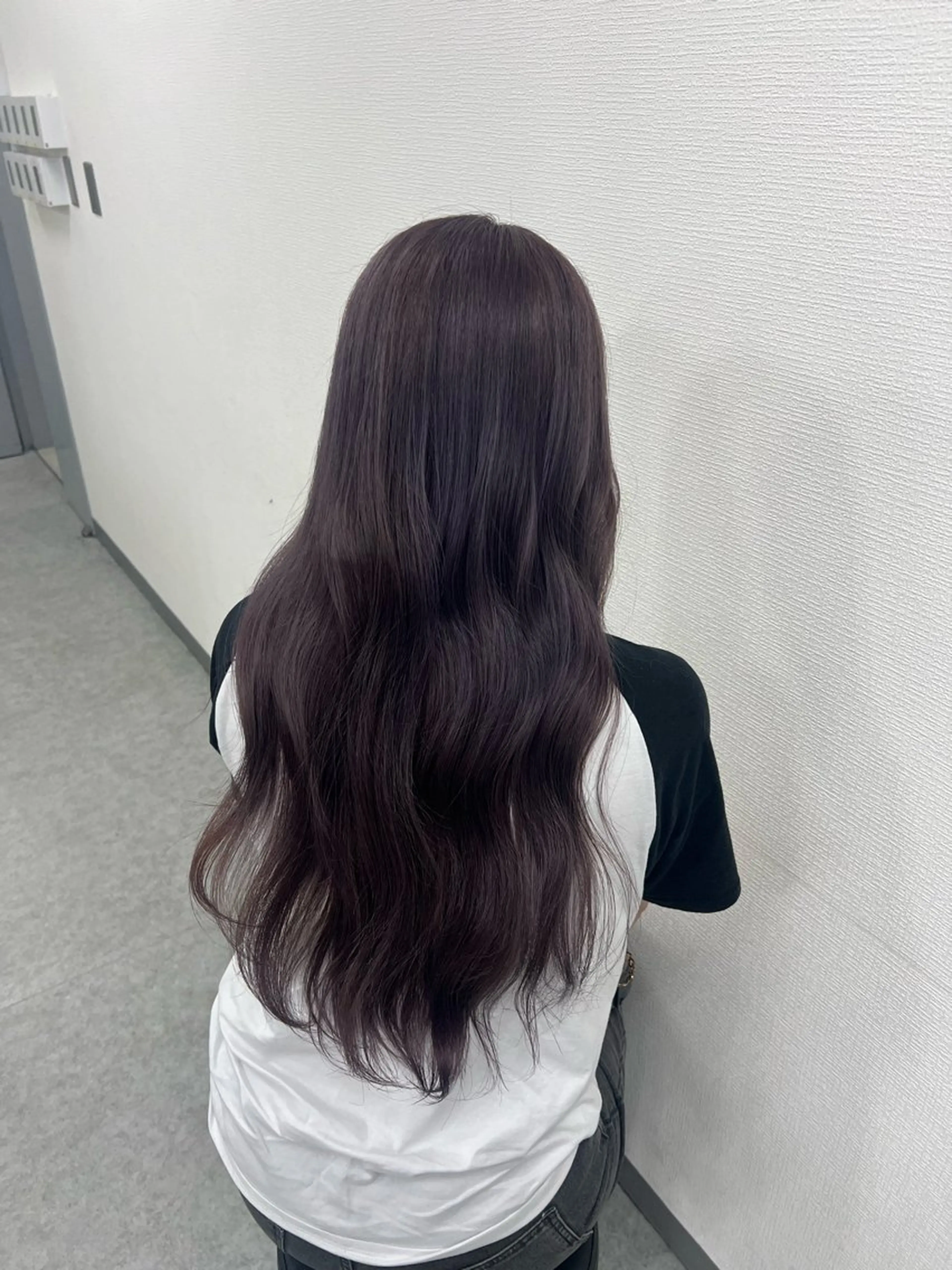 ロング カラー ヘアカラー トリートメント 韓国ヘア🫧 serina🎀のヘアスタイル