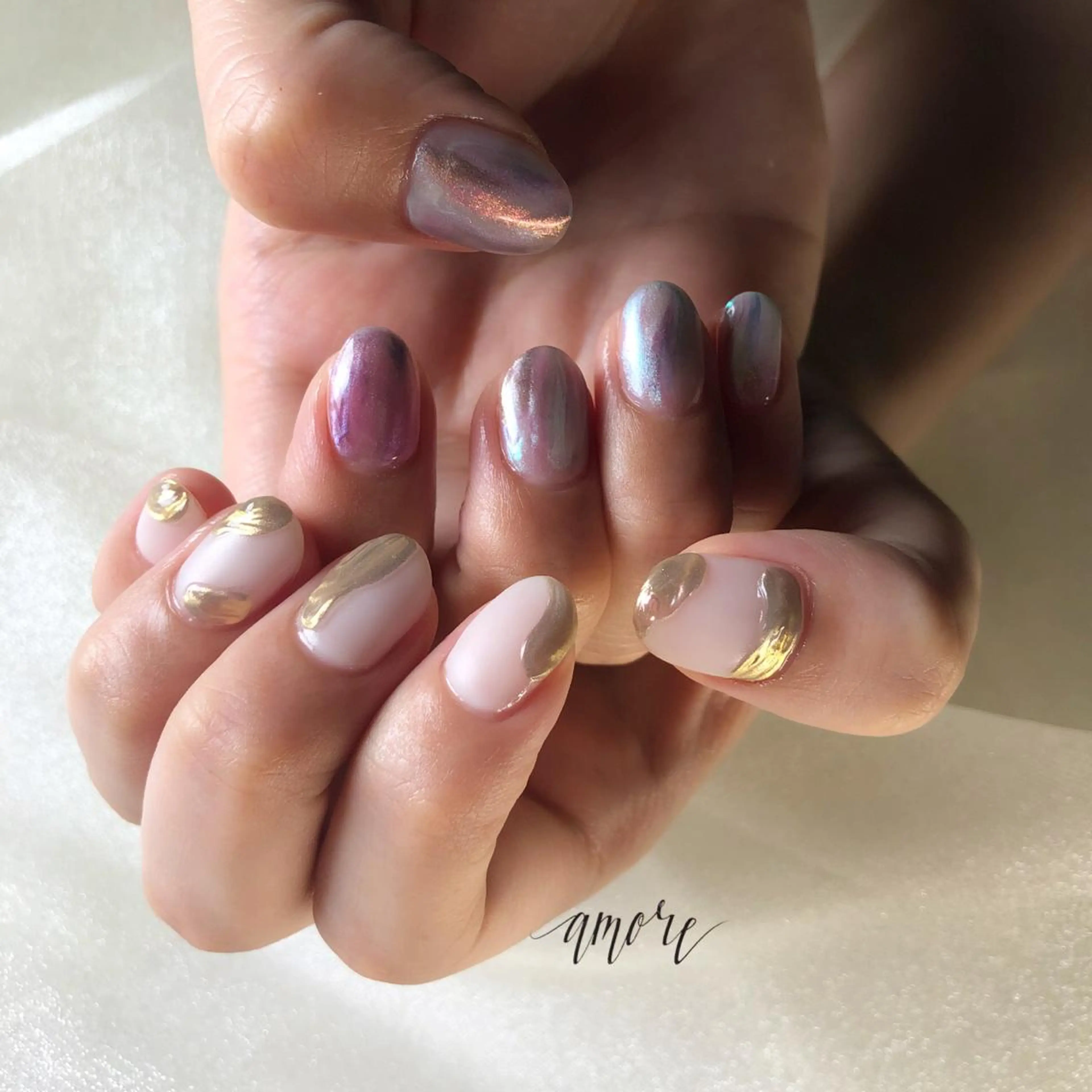 ネイル ジェルネイル 氷ネイル・うるうるネイル マグネットネイル マットネイル ミラーネイル You kyehwaのネイルデザイン