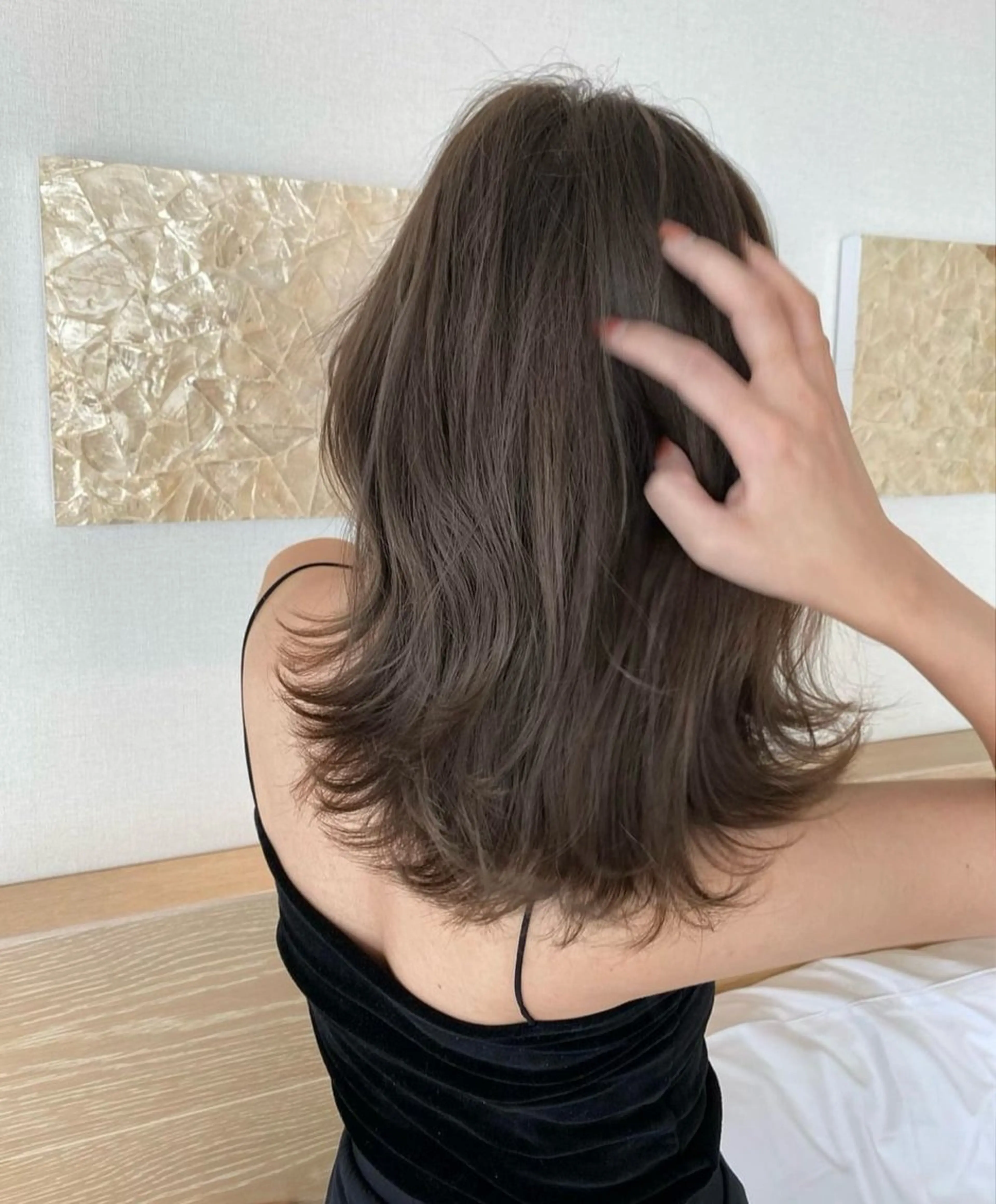 ミディアム PEAR＋L所属・似合わせカラー たなかちなみ🦤♡のヘアスタイル