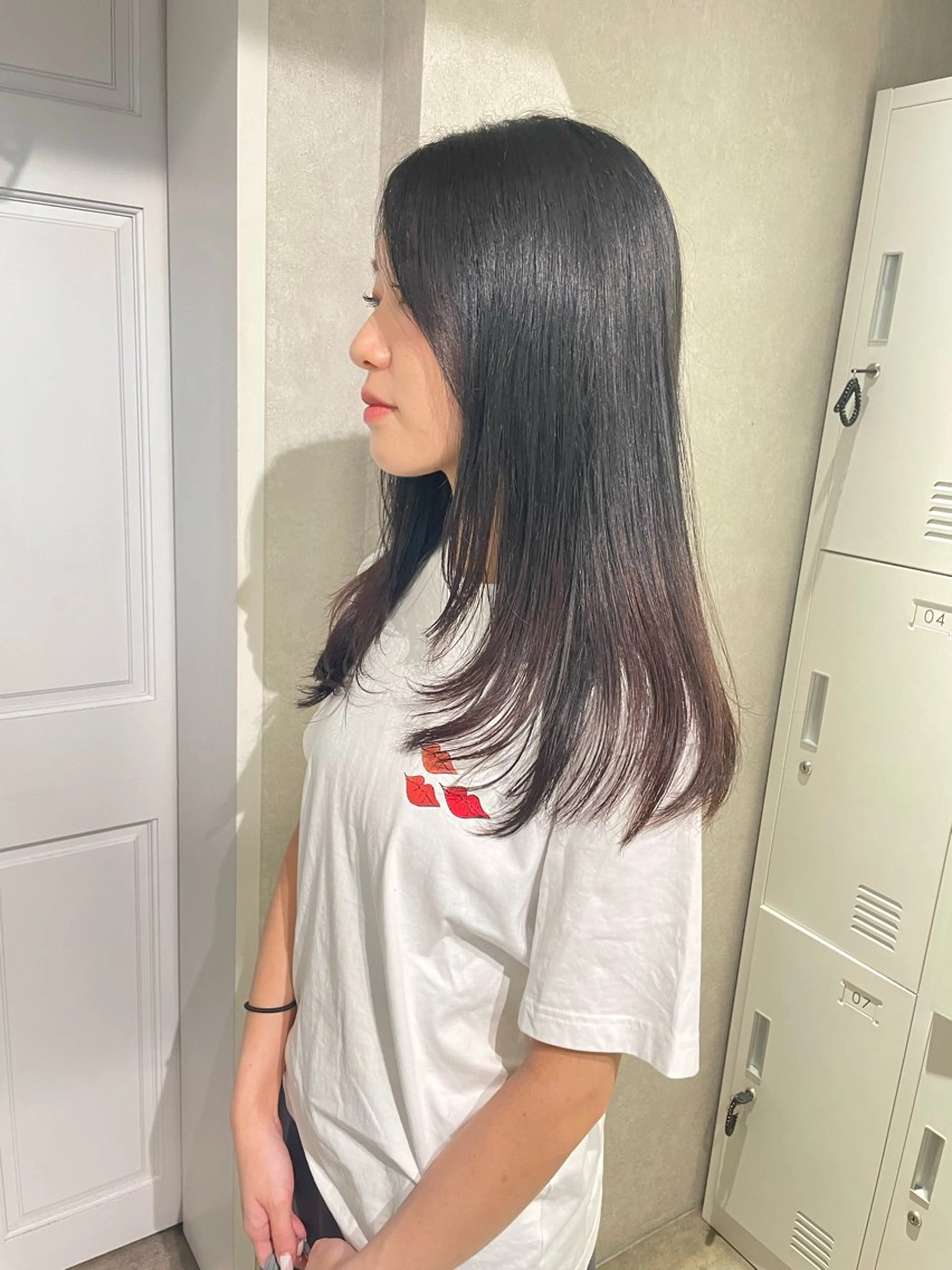 セミロング カラー レイヤーカット カット ヘアカラー トリートメント ナチュラル透明感🌱 小山美樹子のヘアスタイル