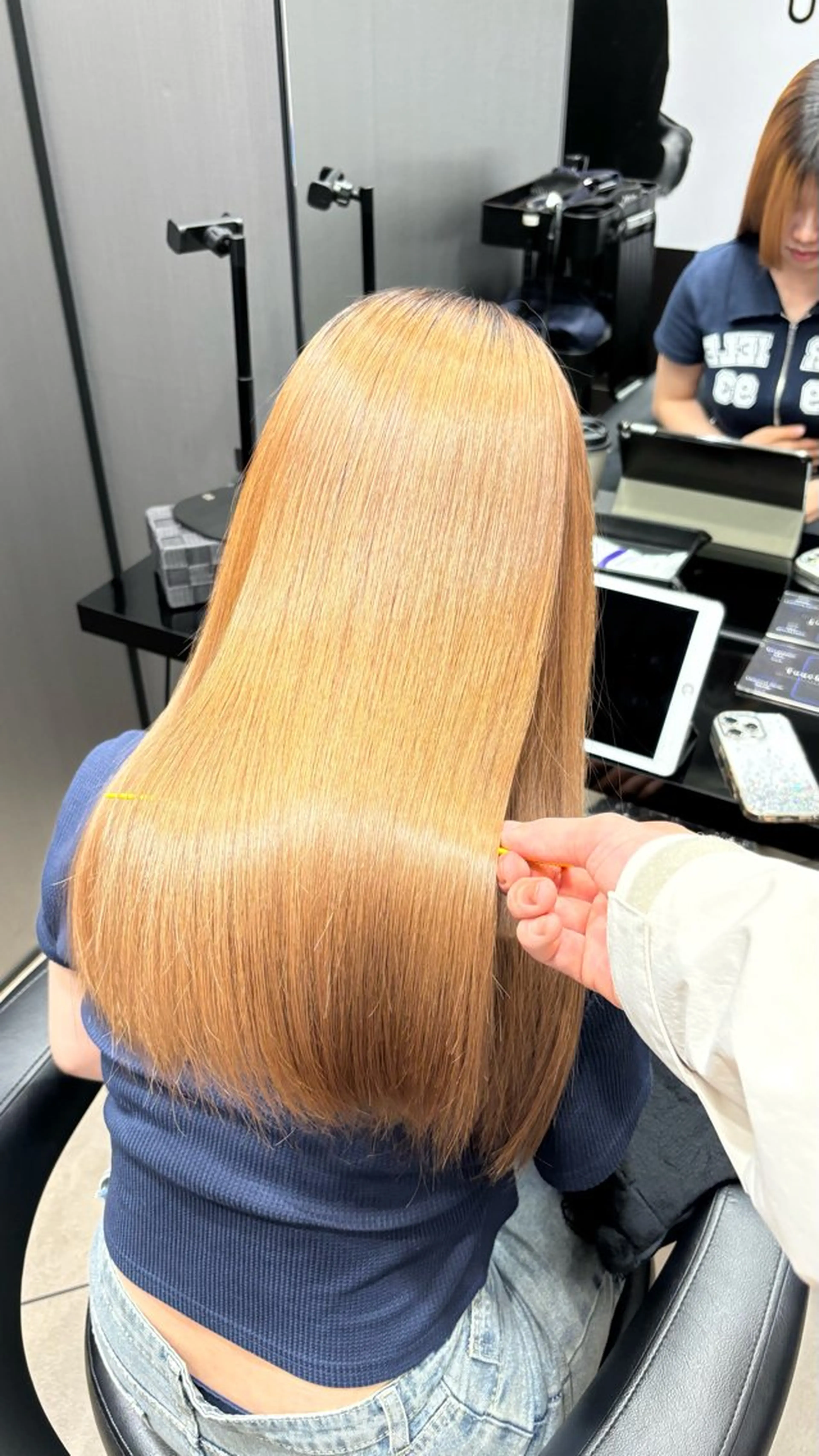 ロング 縮毛矯正 カット 縮毛矯正 HARUKI  MINATO Japan広島紙屋町店所属・hmj紙屋町店 脊戸智志のエステ・リラクイメージ