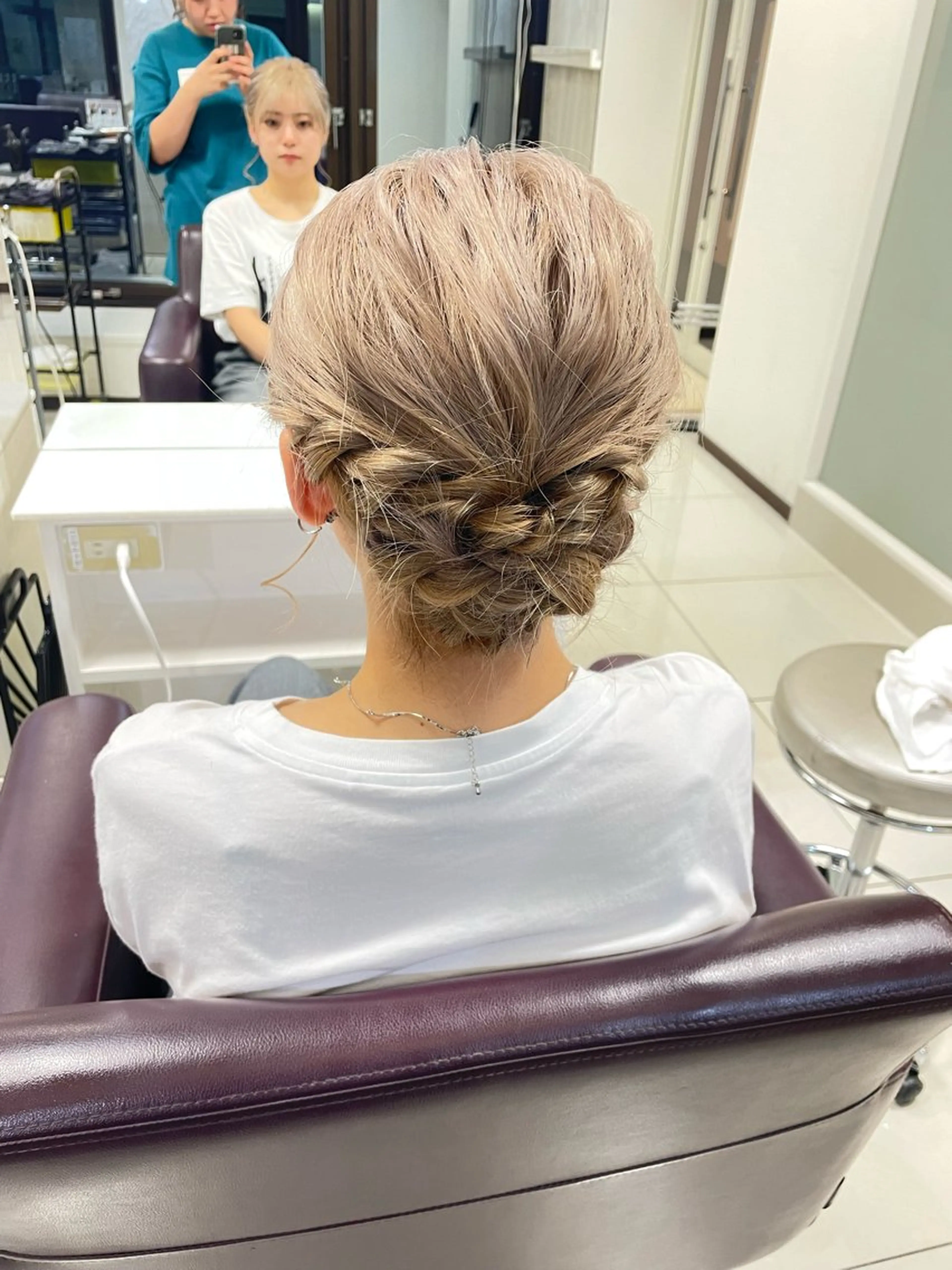 セミロング ヘアアレンジ XANADU上野店 🐼ﾖｺﾊｼのヘアスタイル