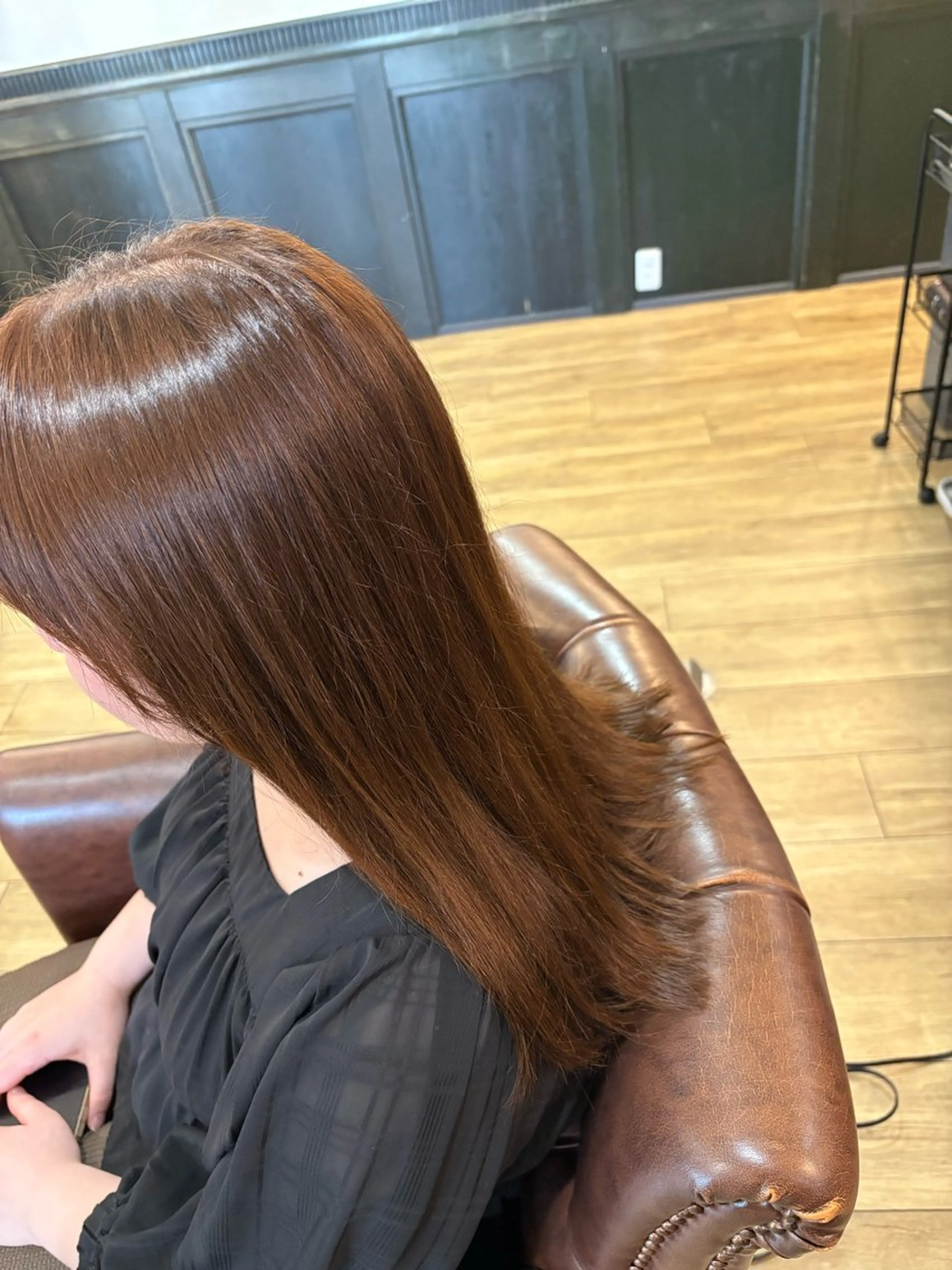 ロング カラー 加藤 幸香のヘアスタイル