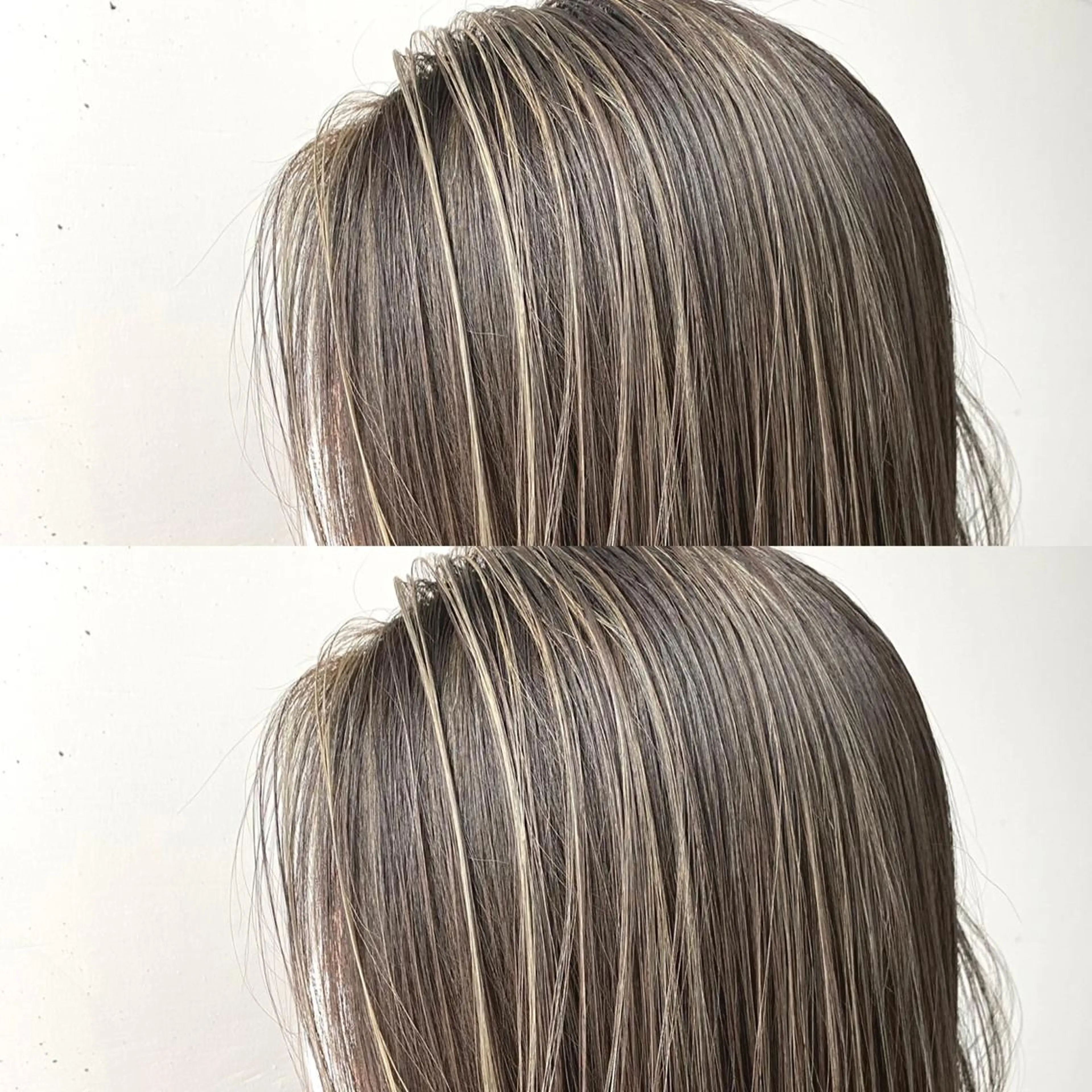 ミディアム ミディアムパーマ 学生 トリートメント カット ヘアカラー パーマ 縮毛矯正 トリートメント 髪質改善/レイヤー ストウシンゴのヘアスタイル