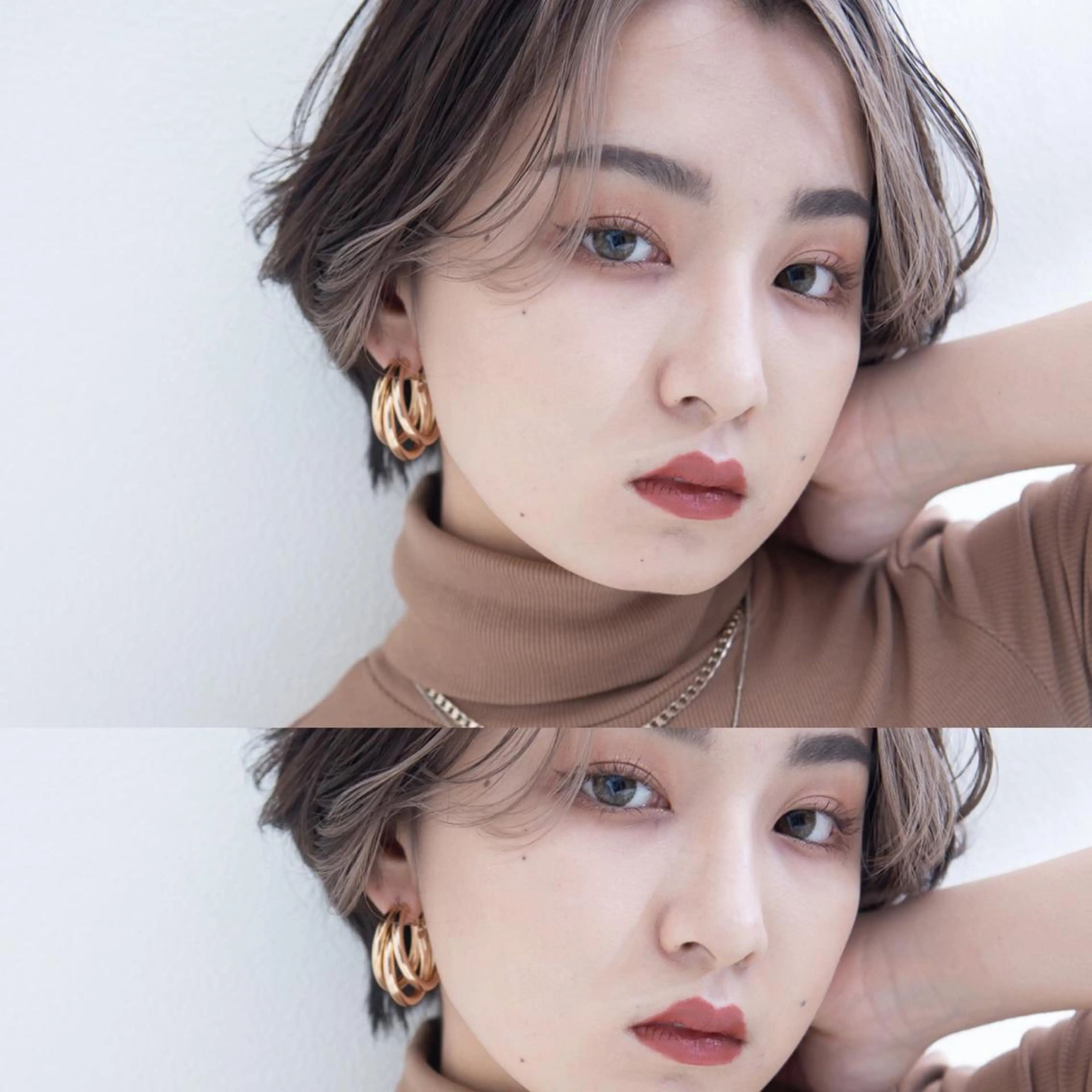 ショート カラー ブリーチ 松戸　kiju オーナースタイリストのヘアスタイル