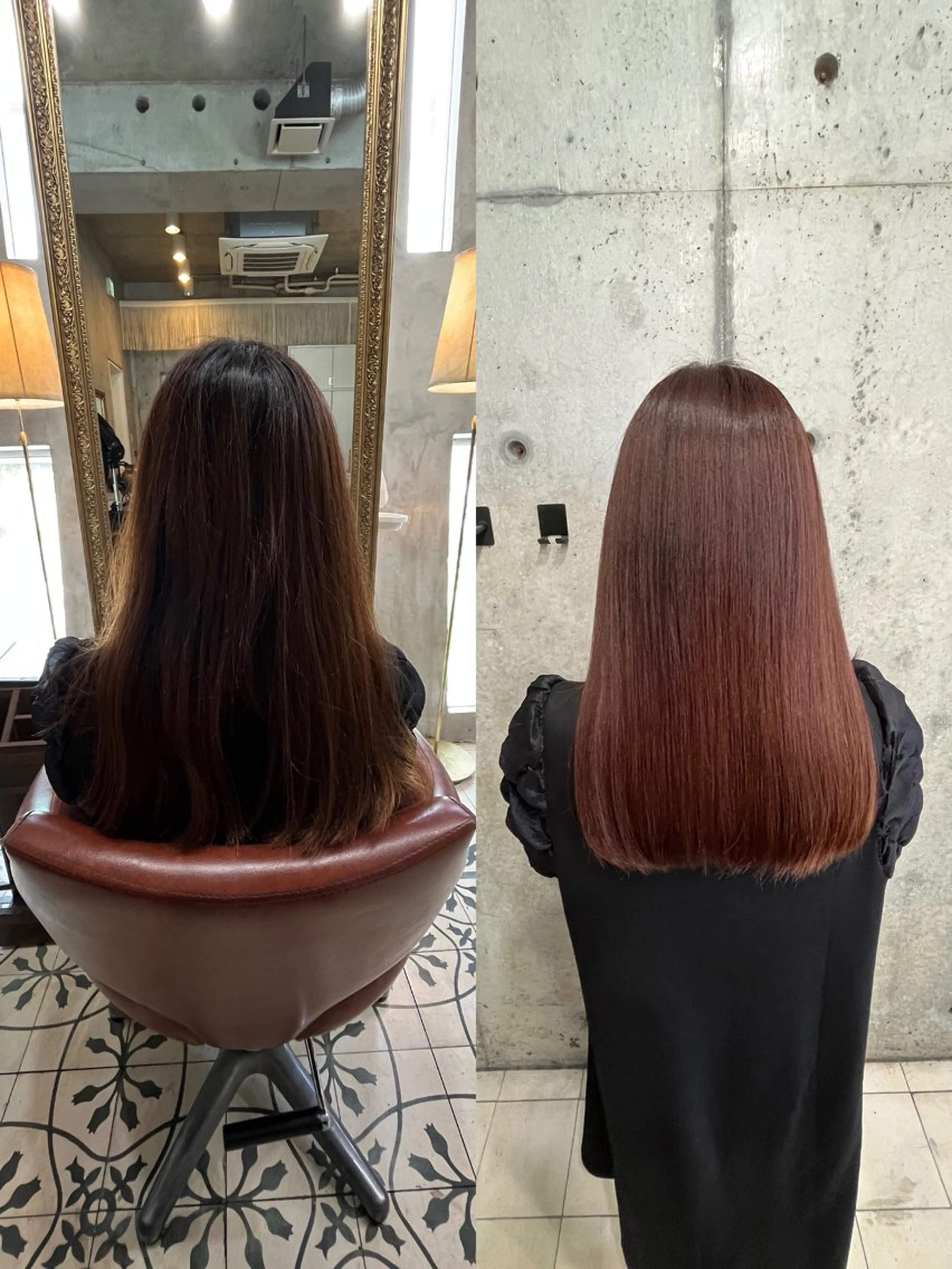 セミロング ヘアカラー トリートメント ✨髪質改善✨ 縮毛矯正/佐藤恵太のヘアスタイル