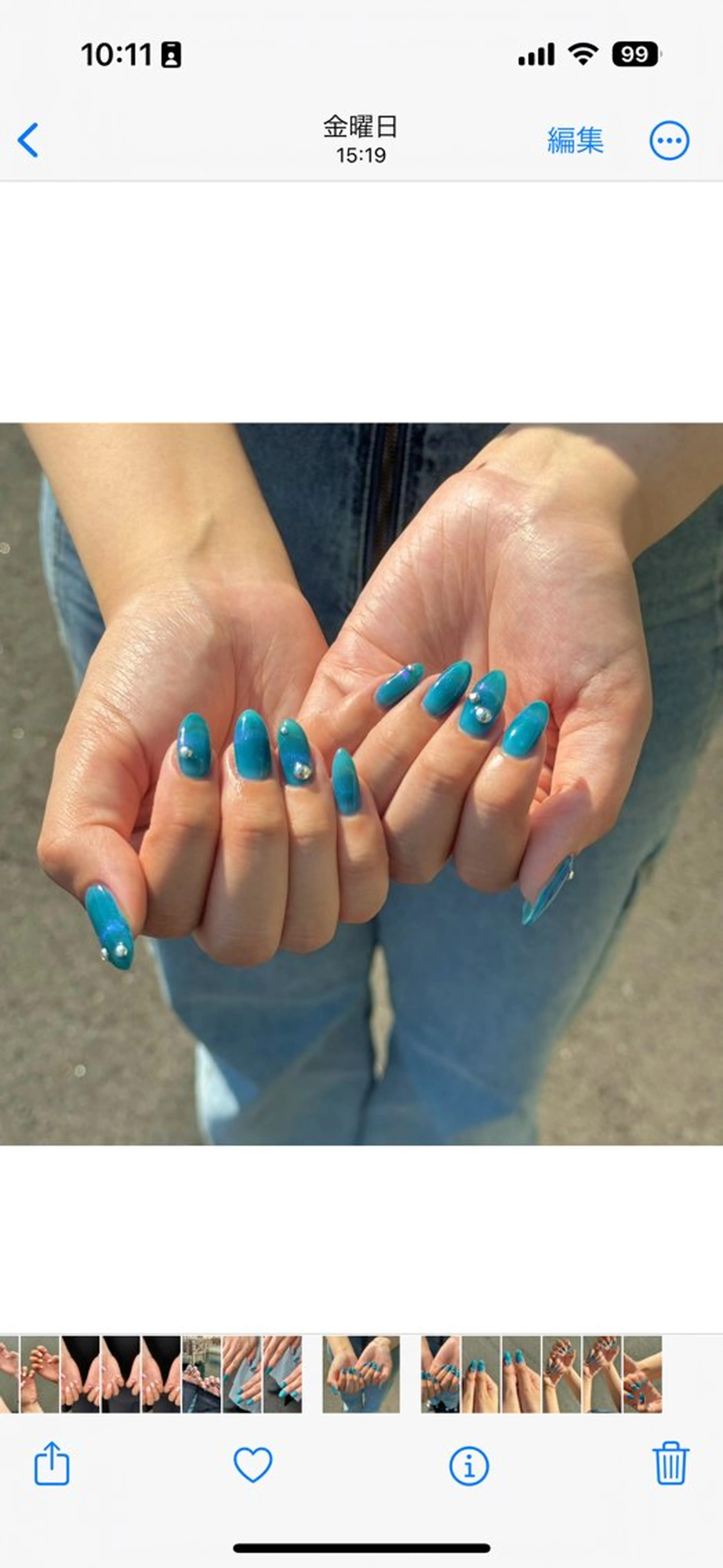 ネイル 氷ネイル・うるうるネイル マグネットネイル Nail Sant Esperanza by SALON DE やす所属・Sant Esperanzaのネイルデザイン