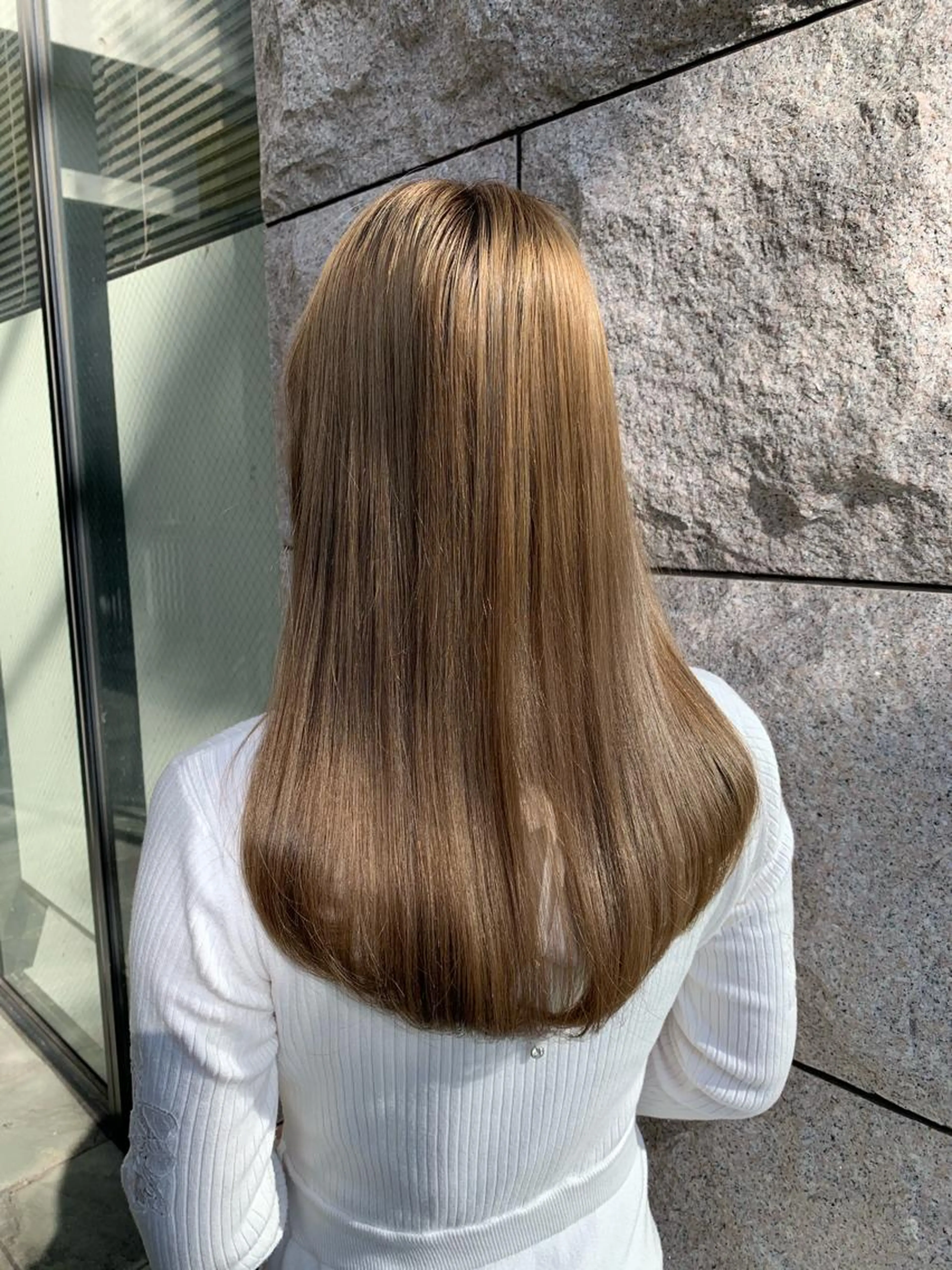 カット＋髪質改善ストレート＋髪質改善メテオトリートメントの写真