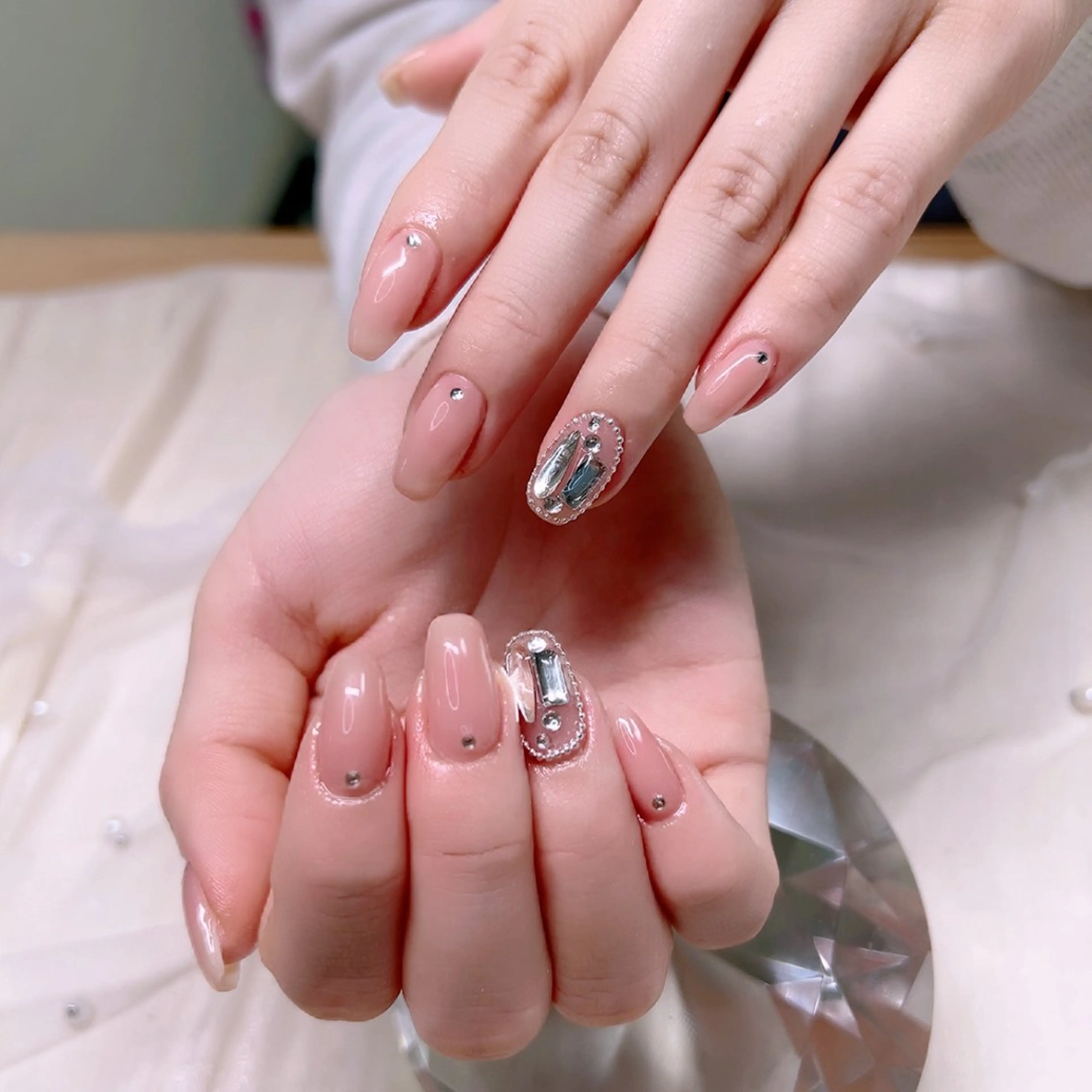 ネイル オフィスネイル ワンカラーネイル Cute Tips nailのネイルデザイン