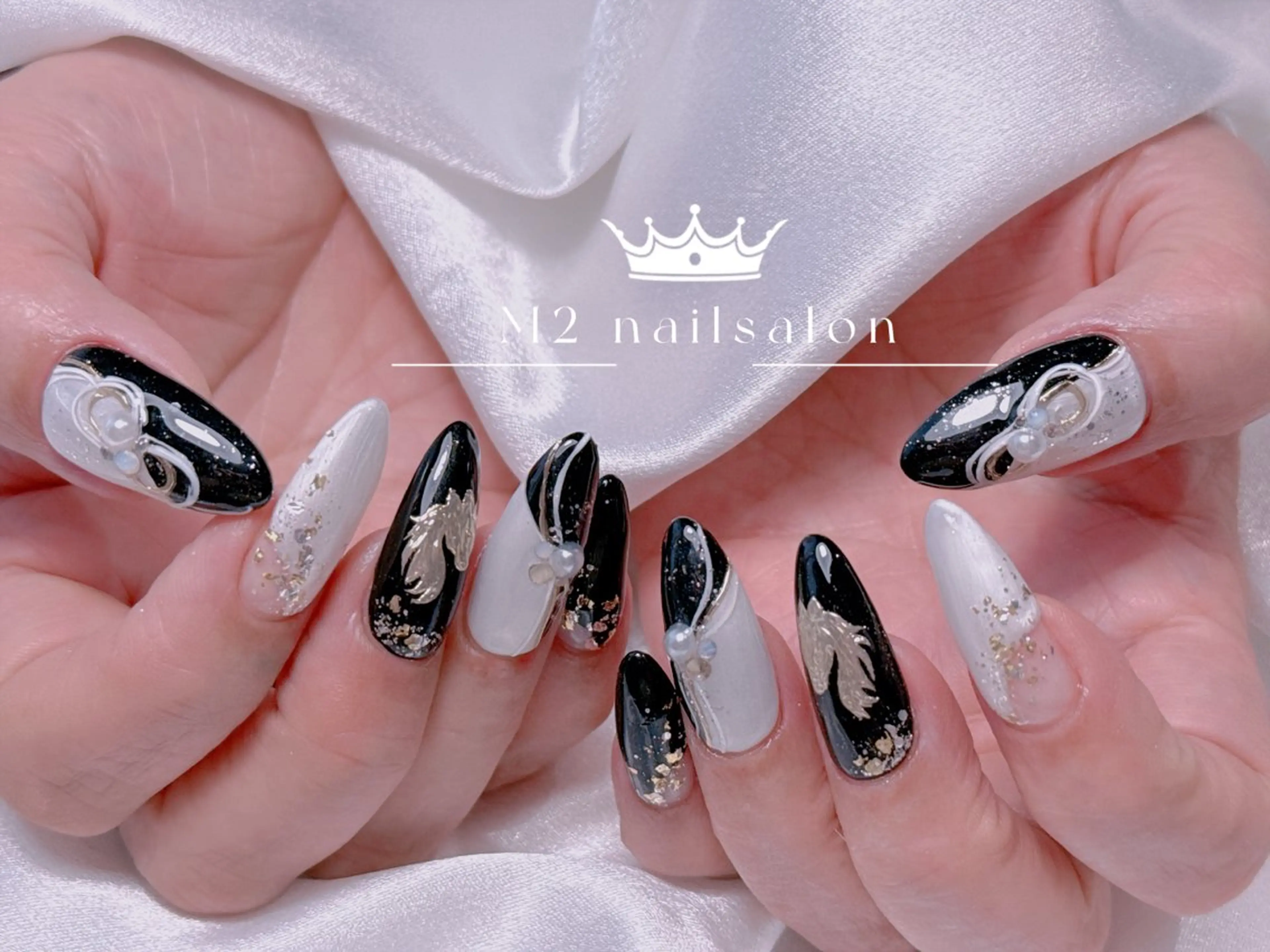 ネイル ハンドネイル 長さだし専門店 M2 rikaのネイルデザイン