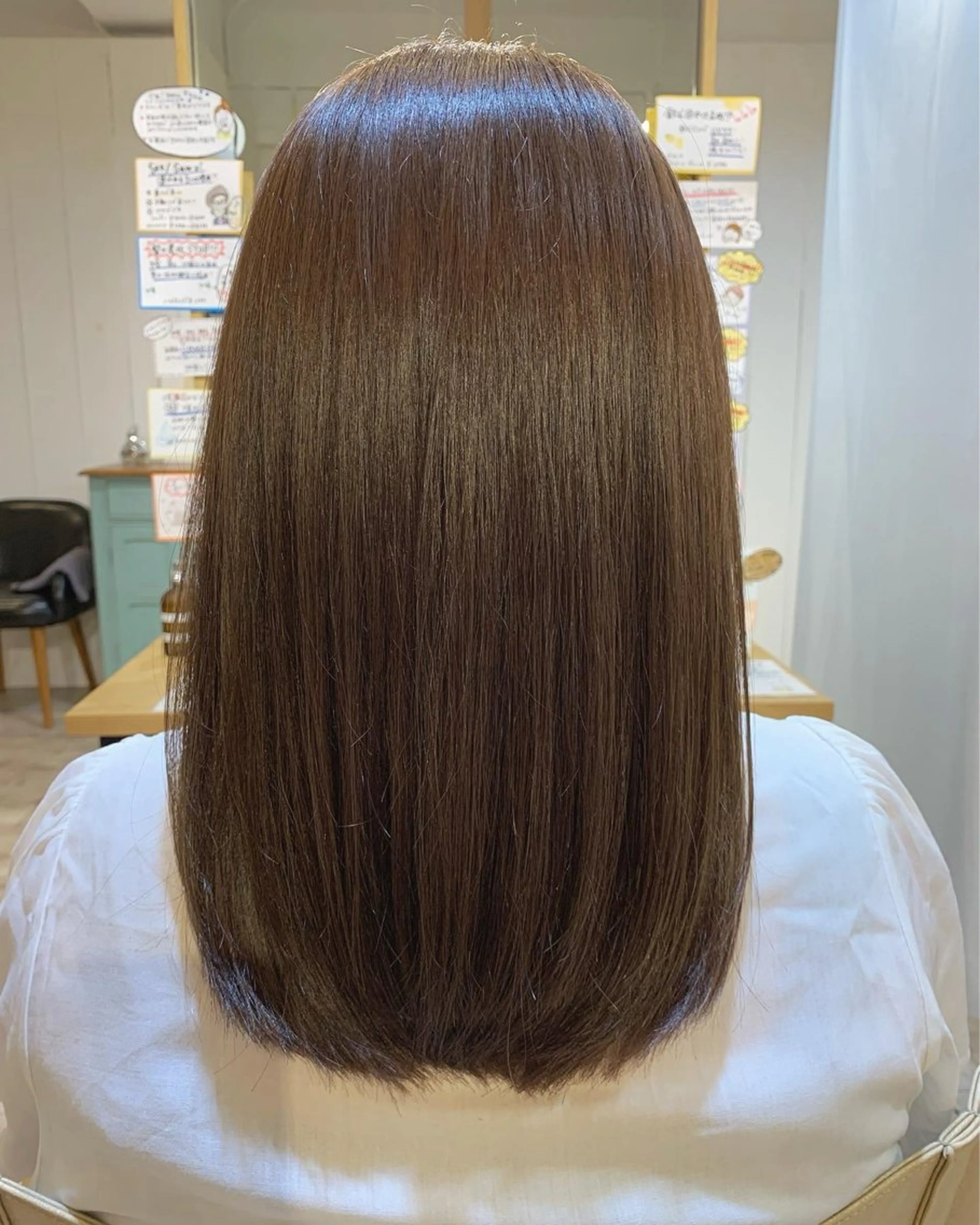 ミディアム カラー kaminote所属・福西 晃希のヘアスタイル