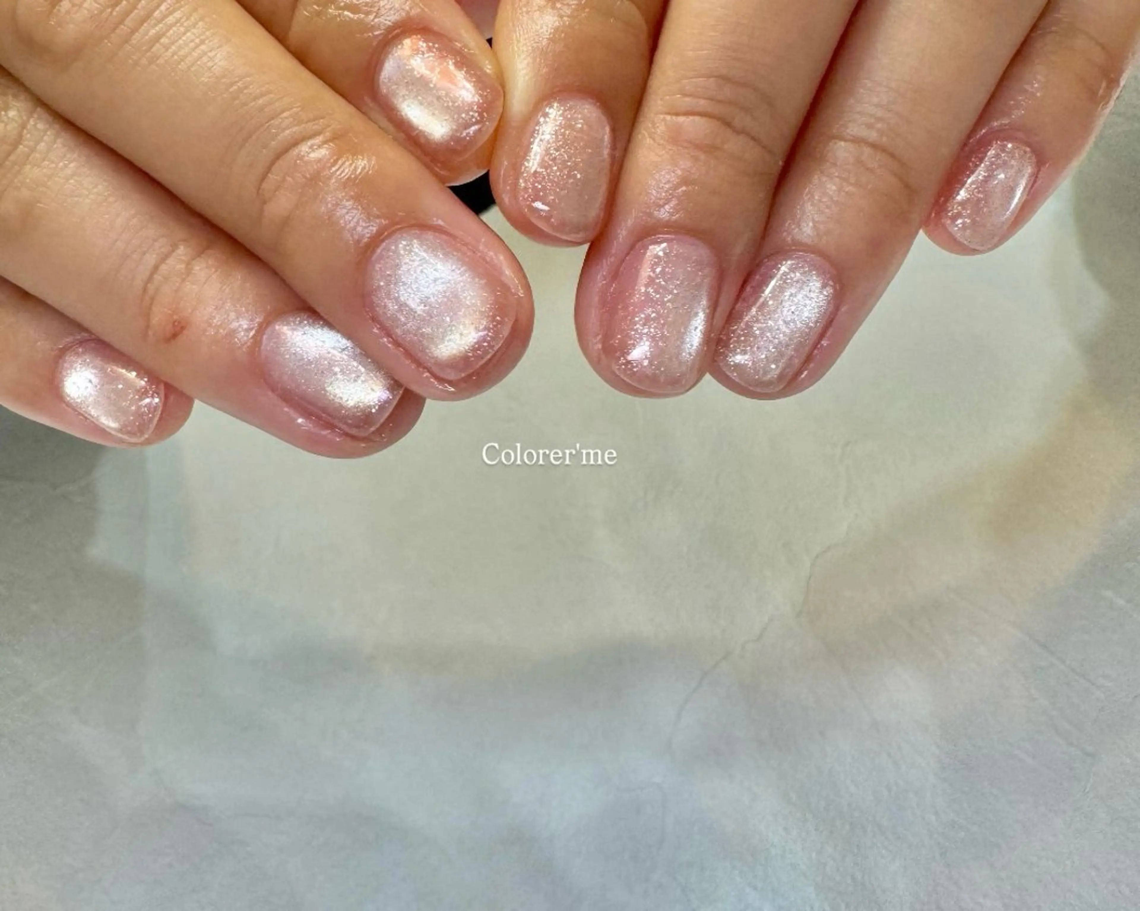 ネイル オーロラネイル マグネットネイル ハンドネイル Colorer'me クロレミーのネイルデザイン