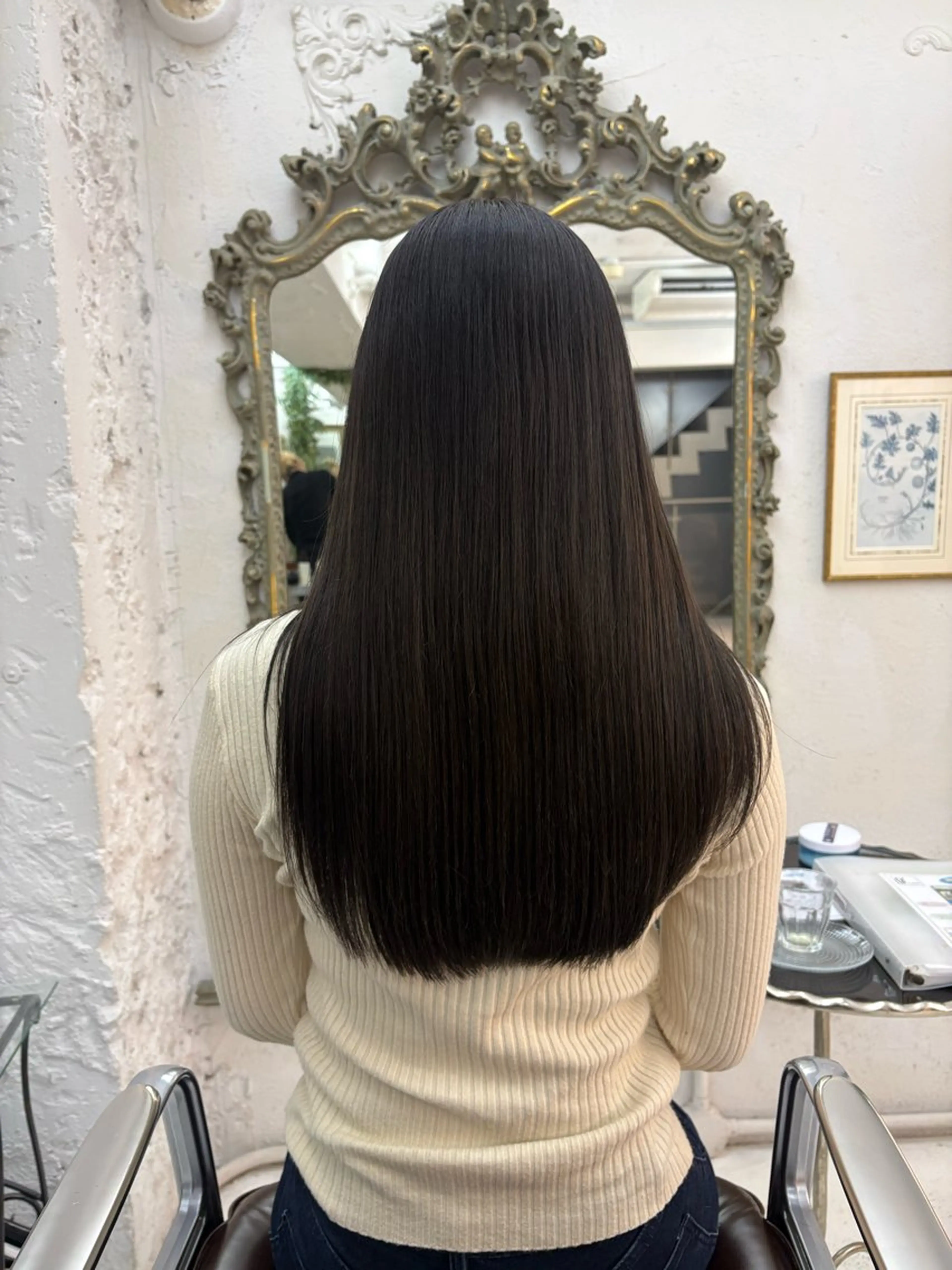 ロング 縮毛矯正 オブヘア表参道店所属・オブヘア表参道 竹入優将のヘアスタイル
