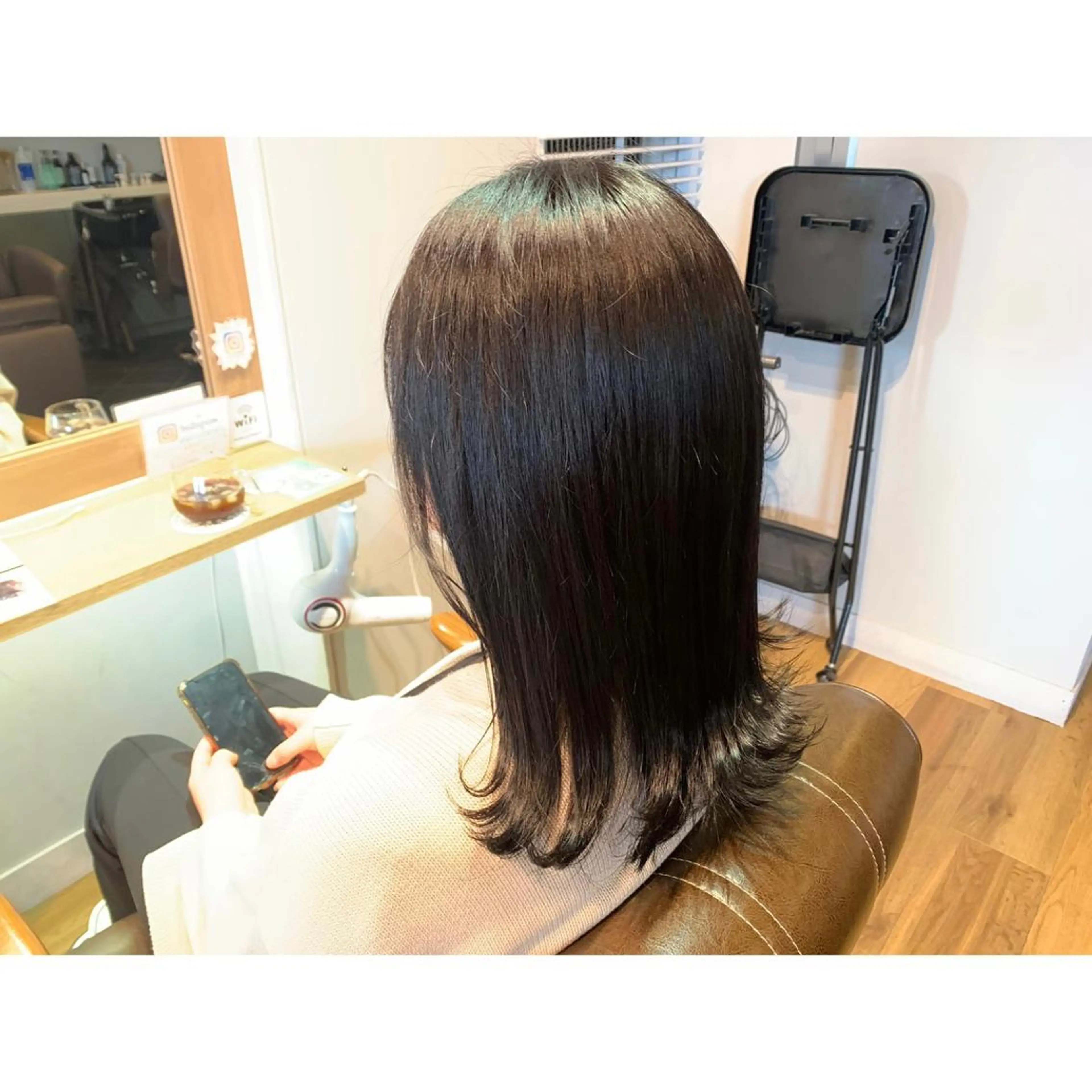 ロング カラー ヘアカラー トリートメント ツキダテ ユイのヘアスタイル