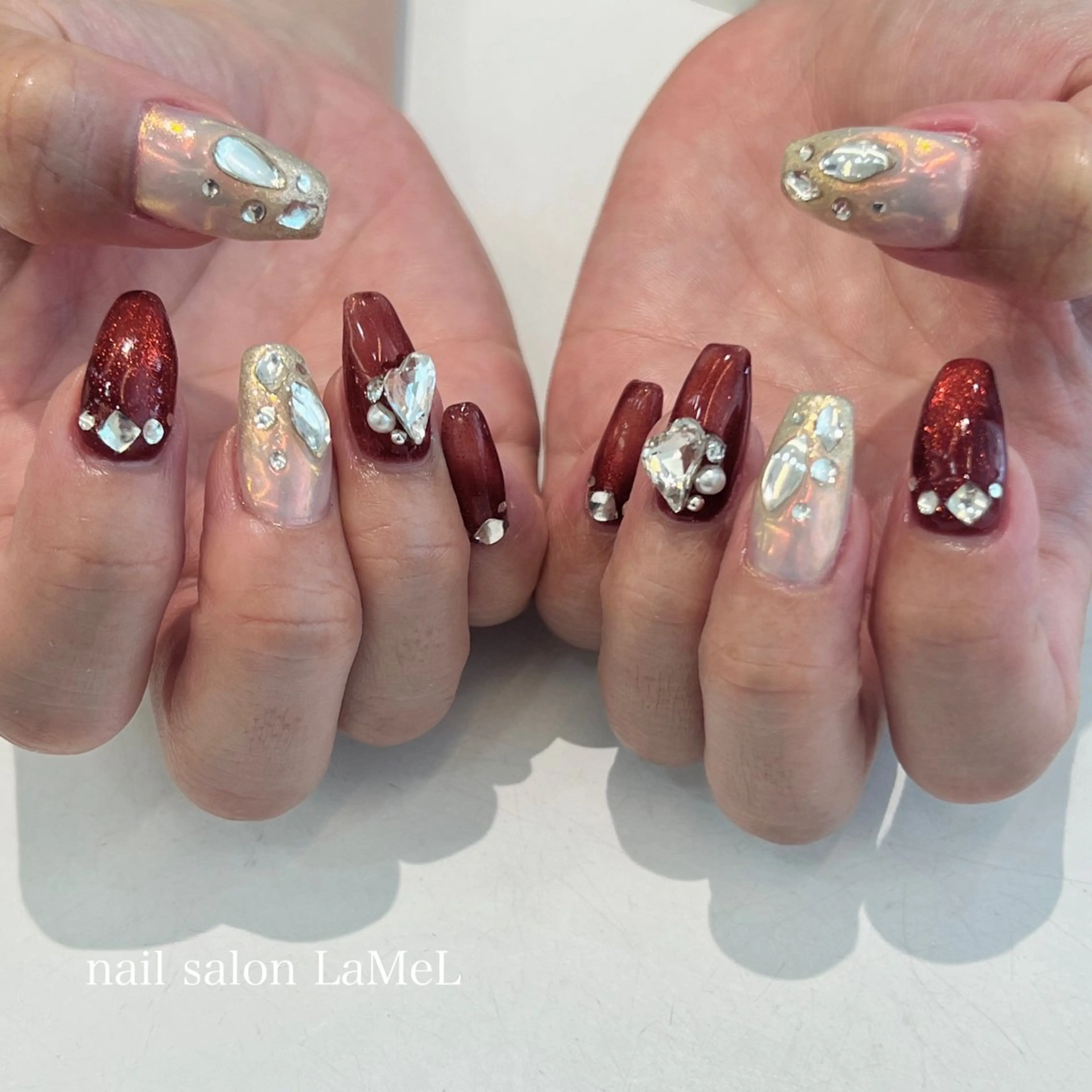 ネイル ハンドネイル 【nailsalon LaMeL】岡崎のネイルデザイン