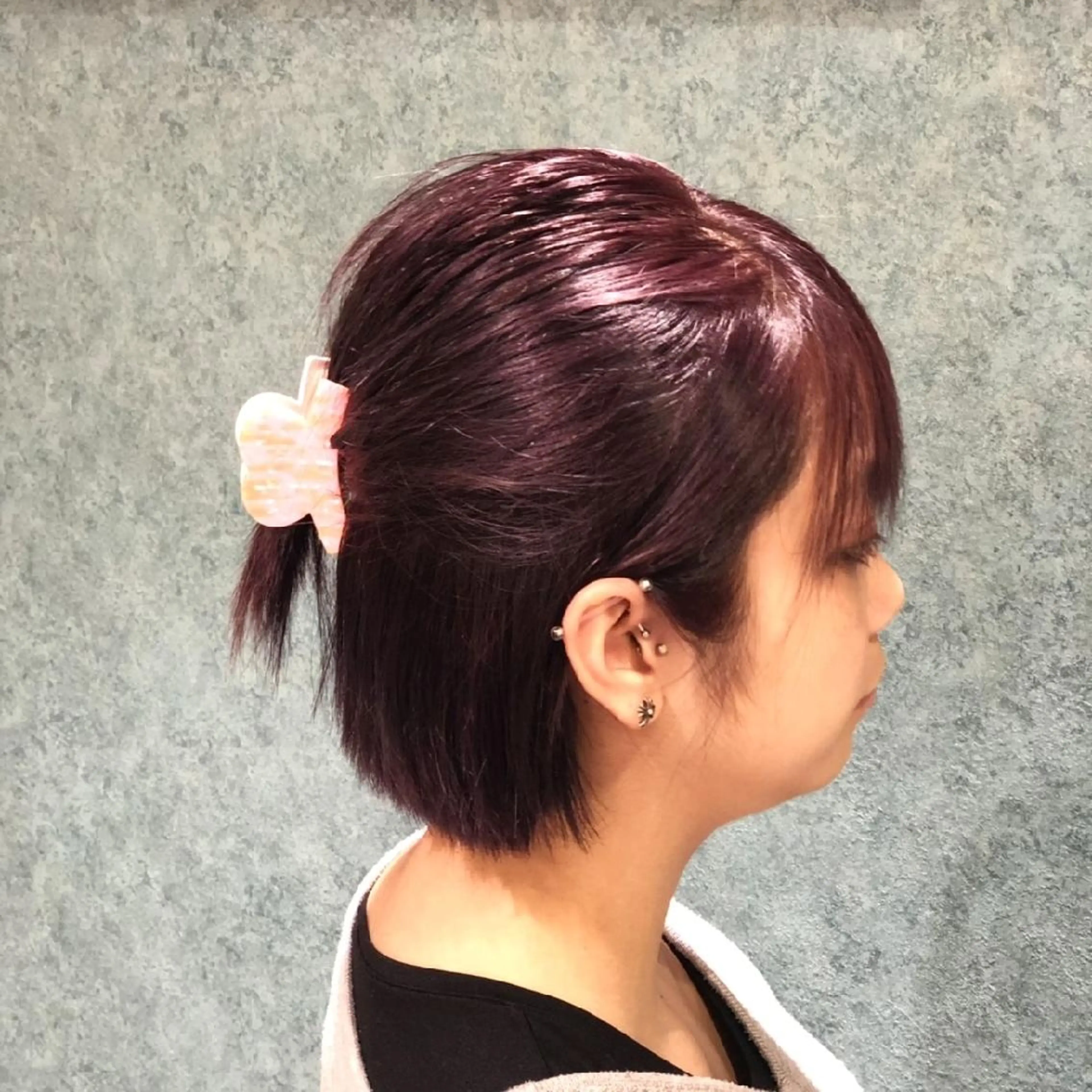 ショート カラー ラベンダーカラー ピンクカラー ピンクラベンダー 💎大人ハイライト 💎上杉一也💎のヘアスタイル