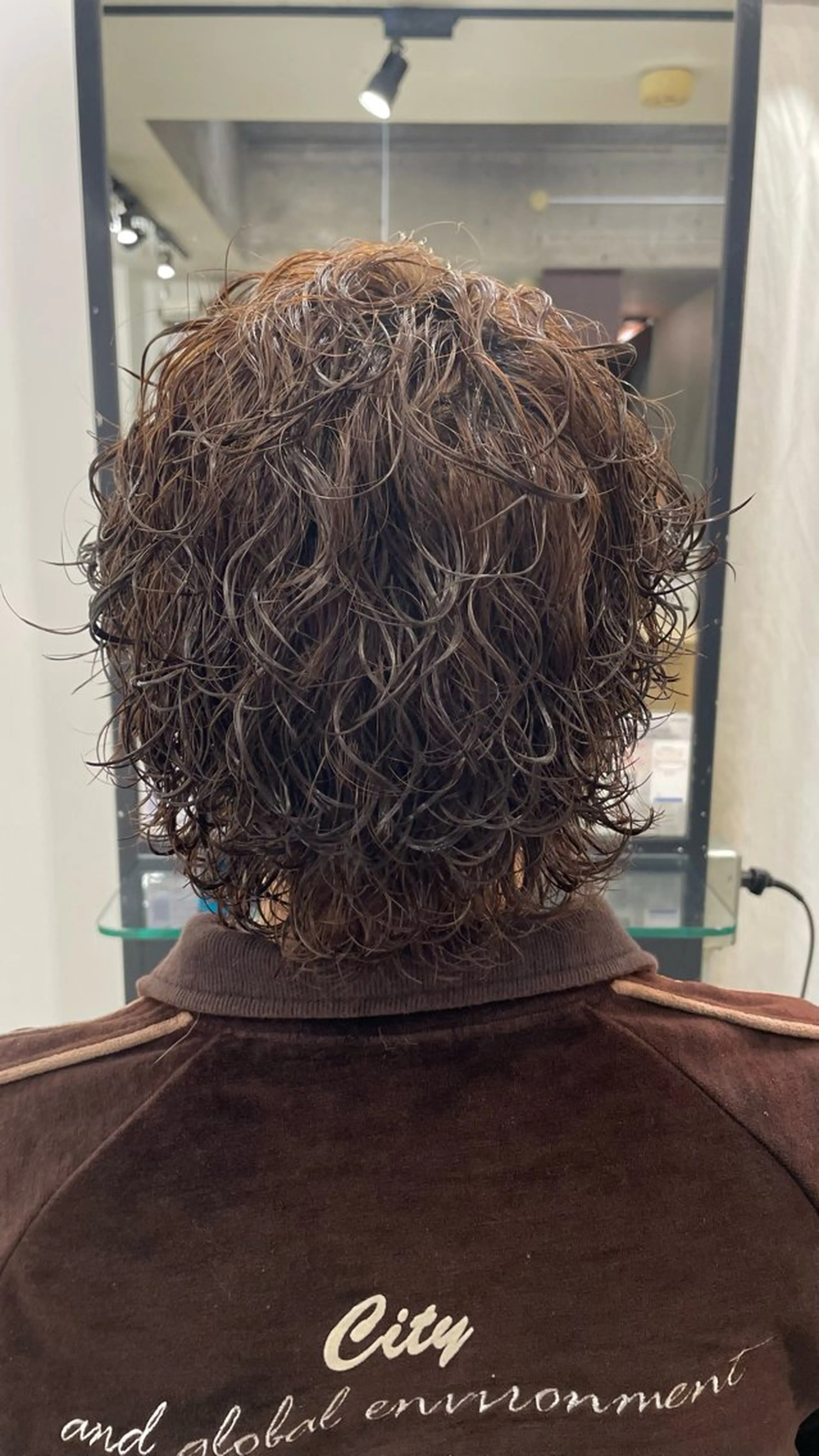 ミディアム パーマ メンズ カット パーマ トリートメント fifth 武正 琉生のヘアスタイル