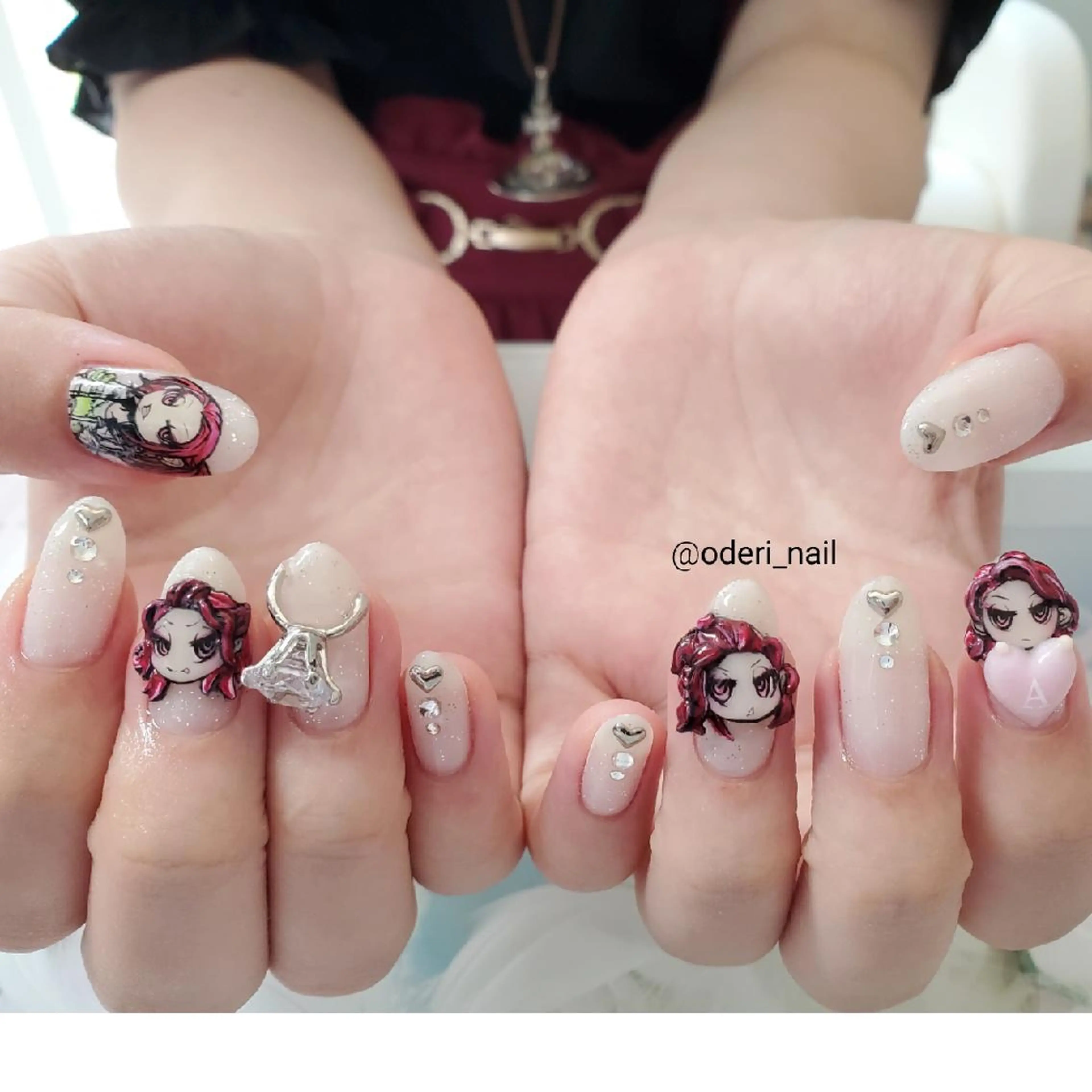 ネイル アートネイル ジェルネイル おで@ oderi_nailのネイルデザイン