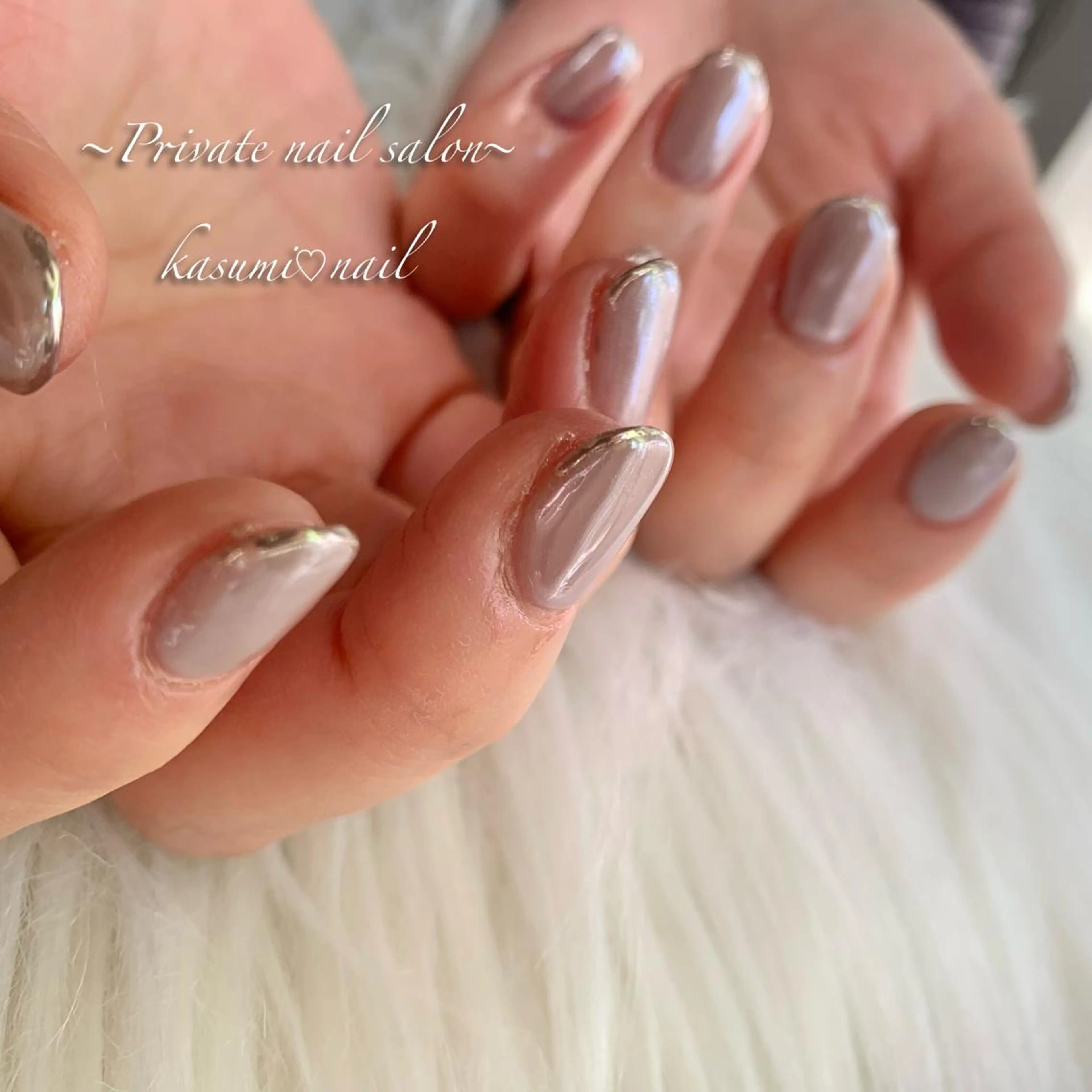 ネイル アートネイル ラメ(グリッター) マグネットネイル ミラーネイル 持ち込み KASUMI♡ Nailのネイルデザイン