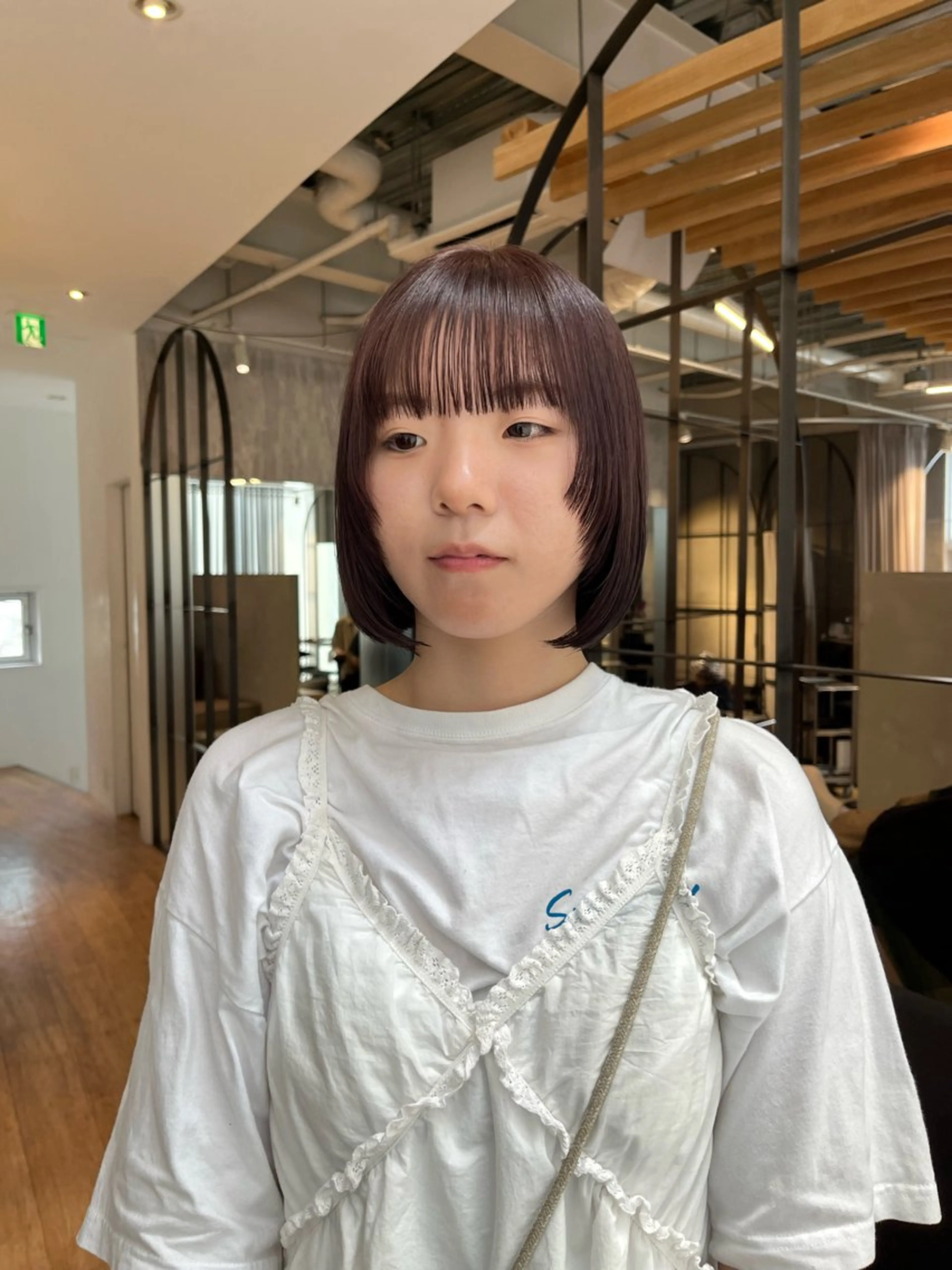 ショート カラー 加藤好/カットモデル /暖色カラー🍒🧡のヘアスタイル