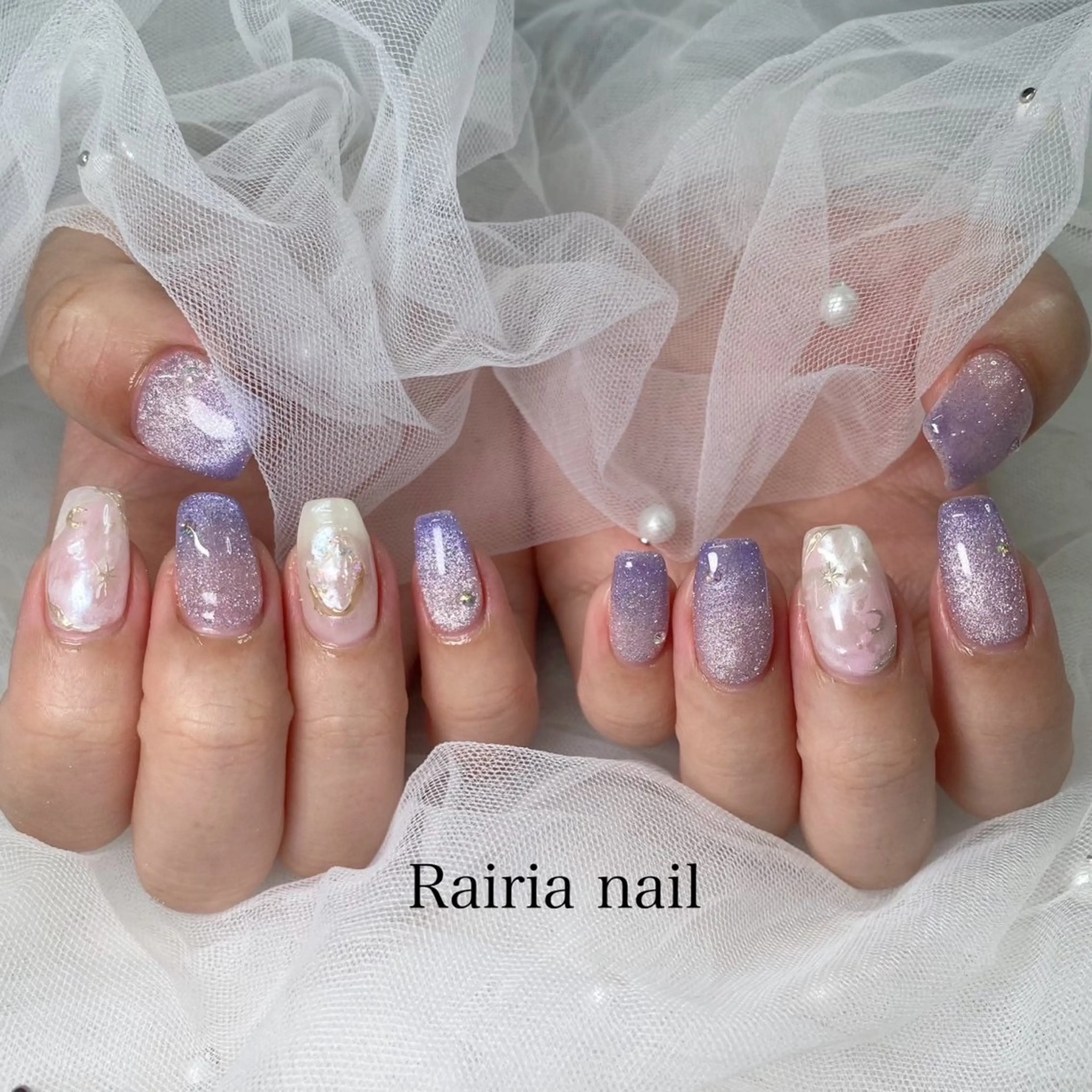 ネイル フットネイル ジェルネイル マグネットネイル オフィスネイル ワンカラーネイル NAILSALON CRISTA所属・🤍CRISTA yui🤍のネイルデザイン