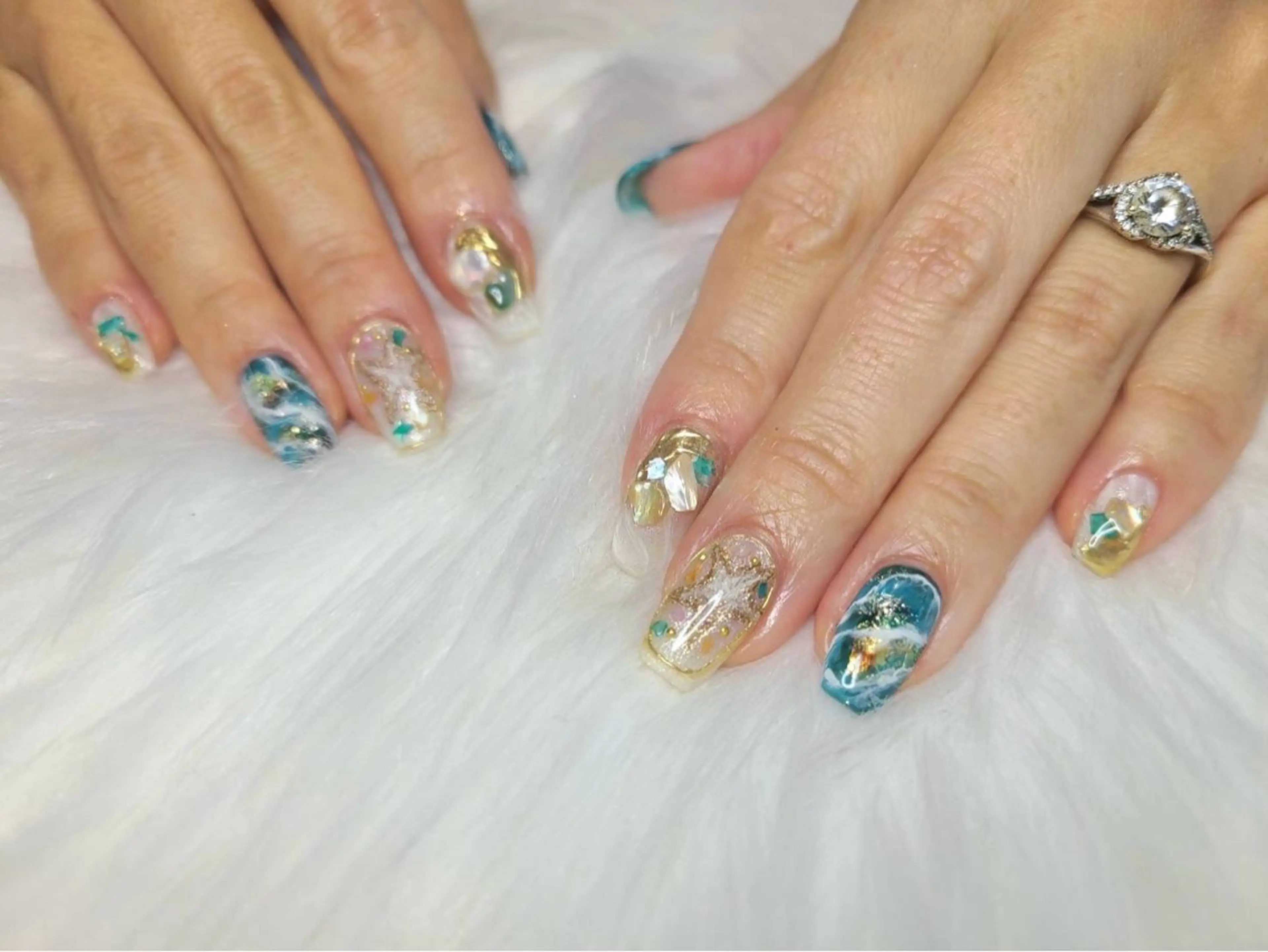 ネイル 持ち込み サキマ ヒメカのネイルデザイン