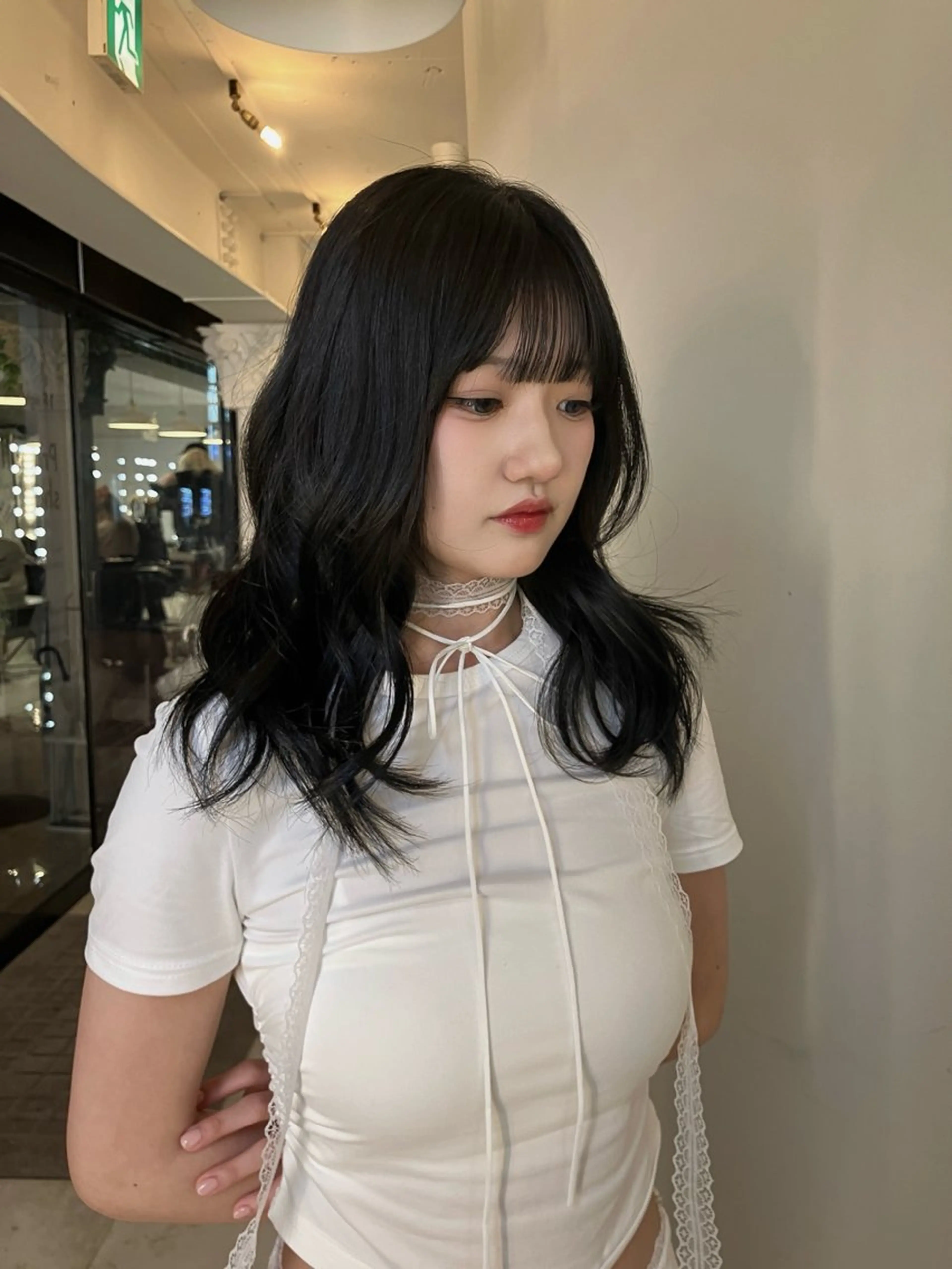 セミロング Hanaka @hwndorのヘアスタイル